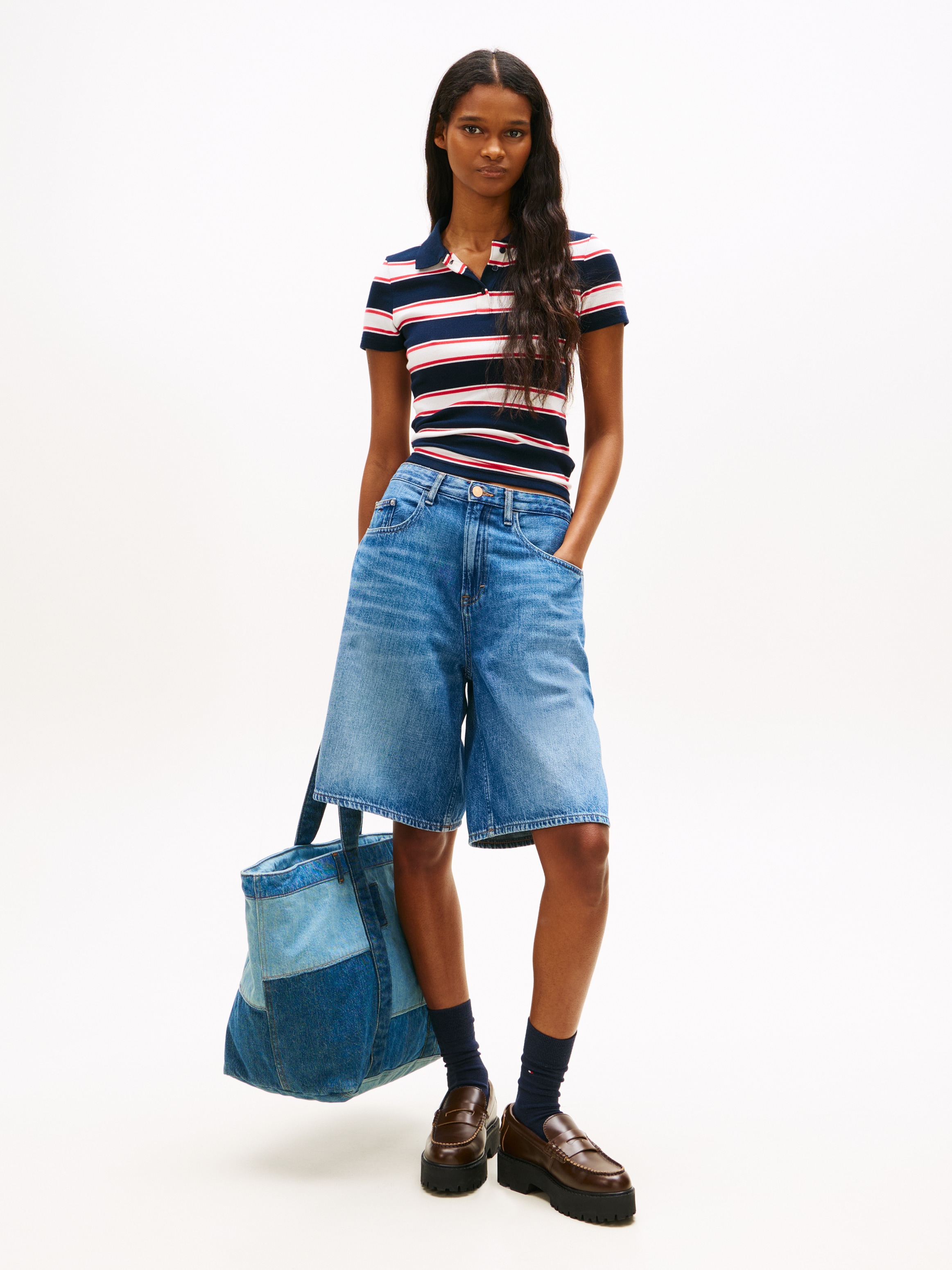 Tommy Jeans Shorts »CHARLIE LS SHORT CARP BJ8054«  Bermudas mit Hammerschlaufe, Loose Fit