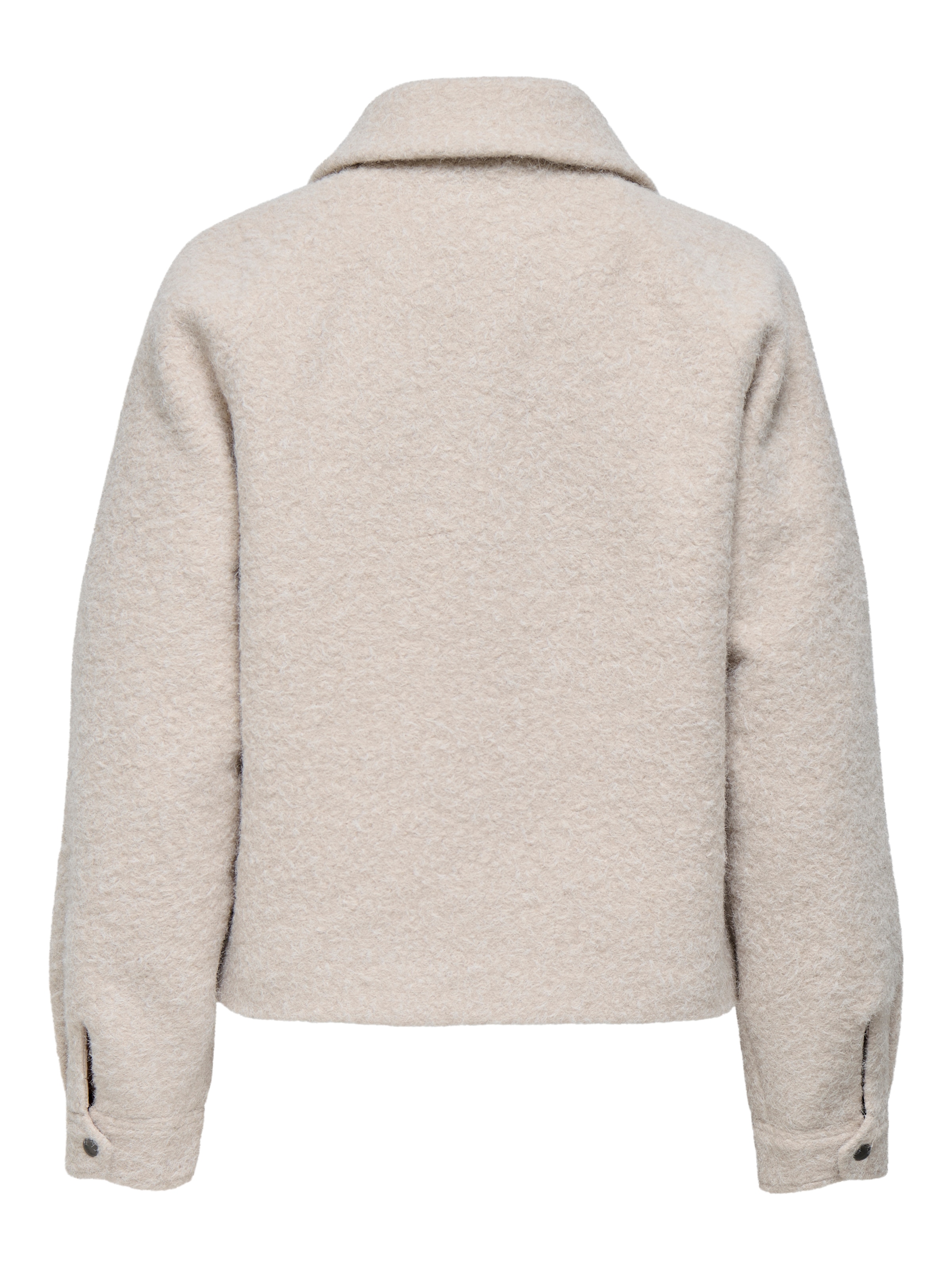 ONLY CARMAKOMA Fleecejacke »CARMALO SHORT BOUCLE JACKET OTW NOOS«, ohne Kapuze