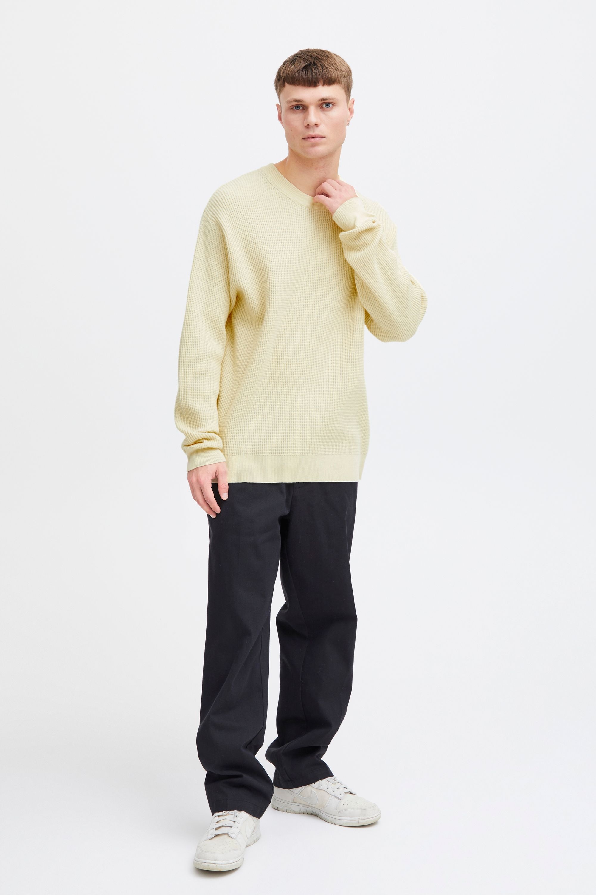 !Solid Strickfleece-Pullover »Strickpullover SDHami«
