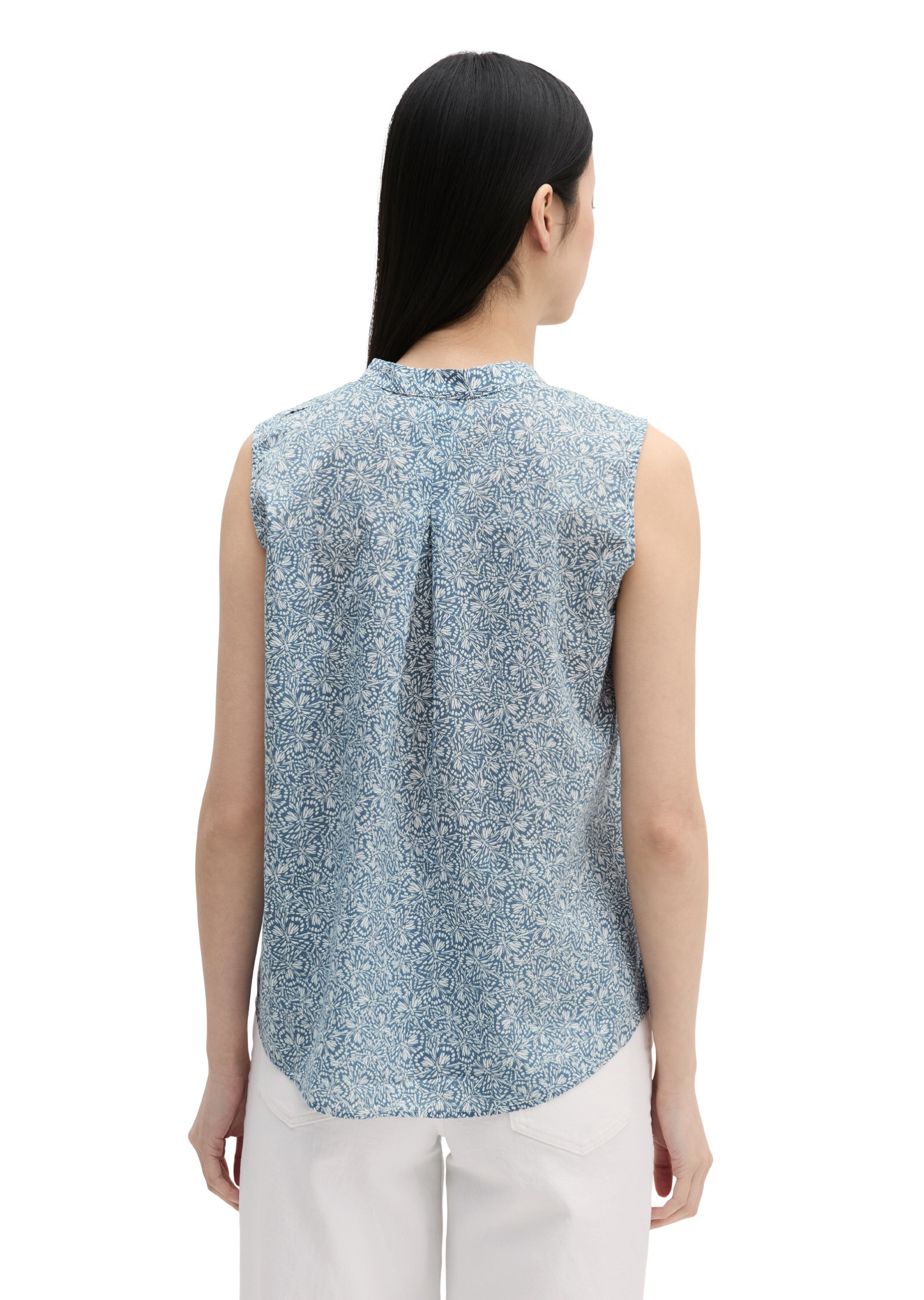 Marc O'Polo Blusentop loose aus bedrucktem Baumwoll-Voile