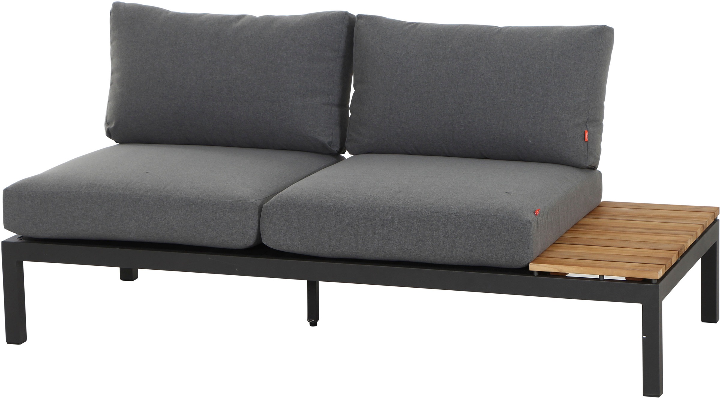 Siena Garden Gartenlounge-Set »Alvida« Set, 15 Stk. tlg. best. aus 2 Sofas, 1 Ecksofa, 1 Tisch und 12 Kissen