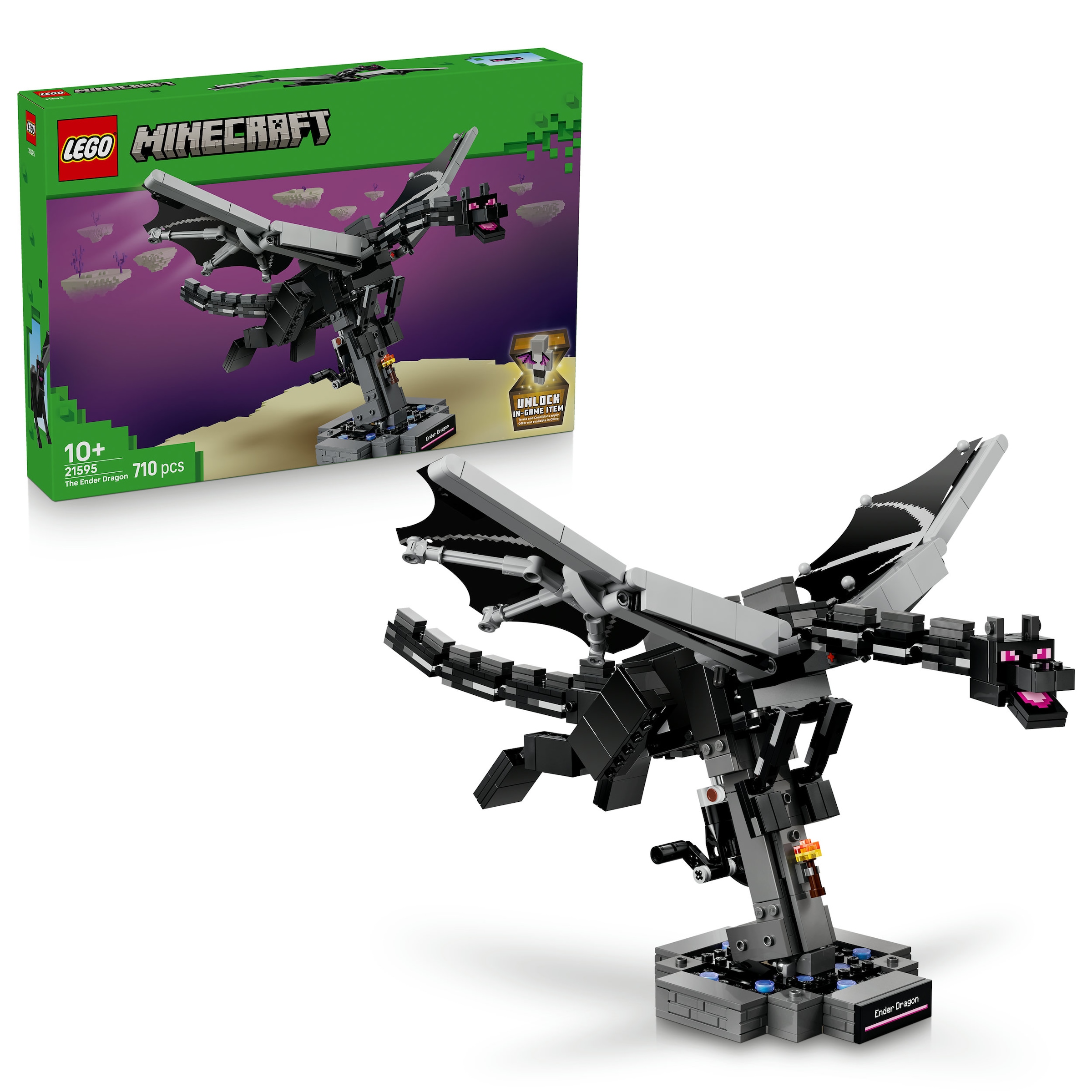LEGO® Konstruktionsspielsteine »Der Enderdrache (21595), LEGO Minecraft« Made in Europe