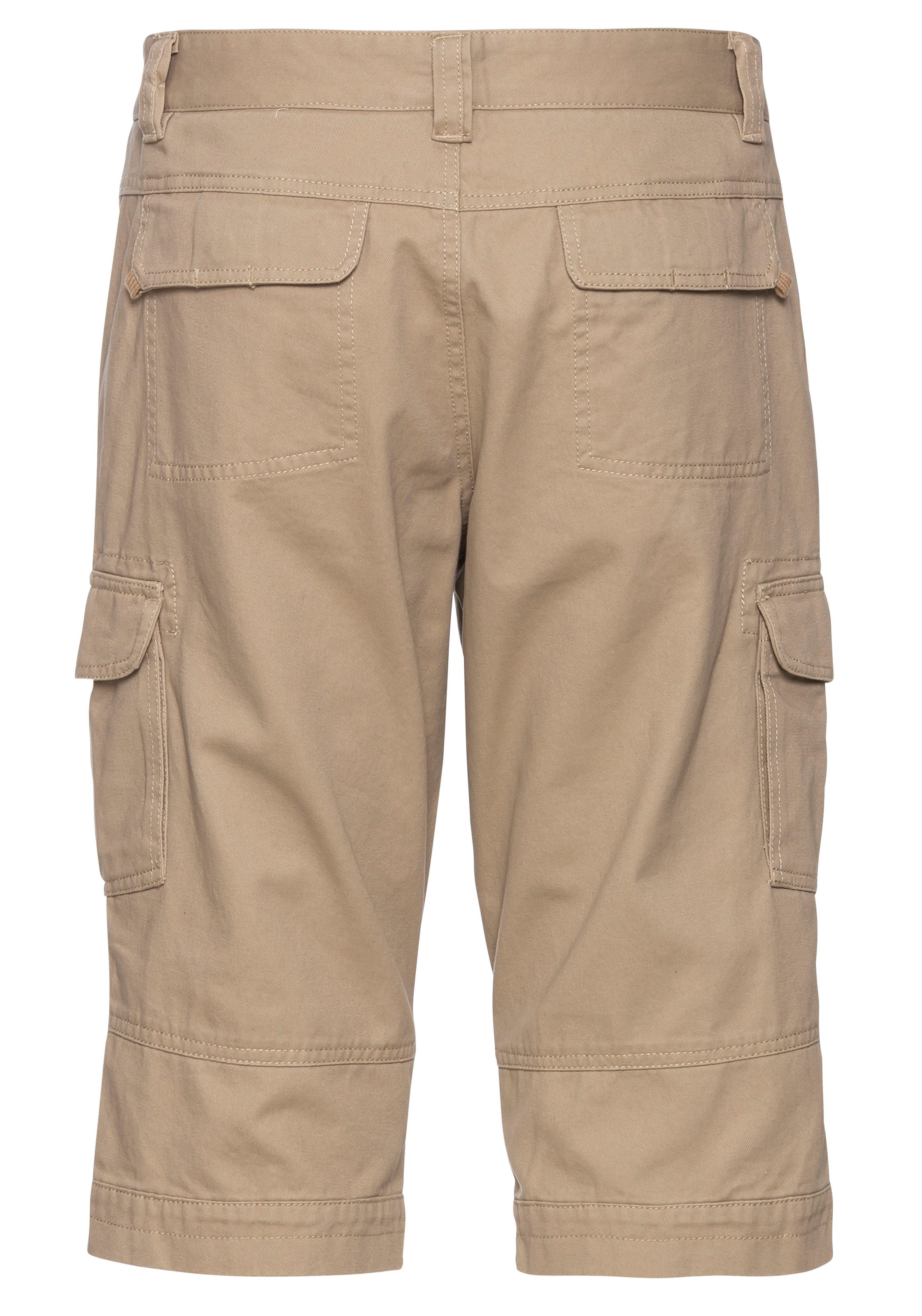 Bruno Banani Jeansbermudas, schmale Passform, gerade Beinform, mit Cargotaschen