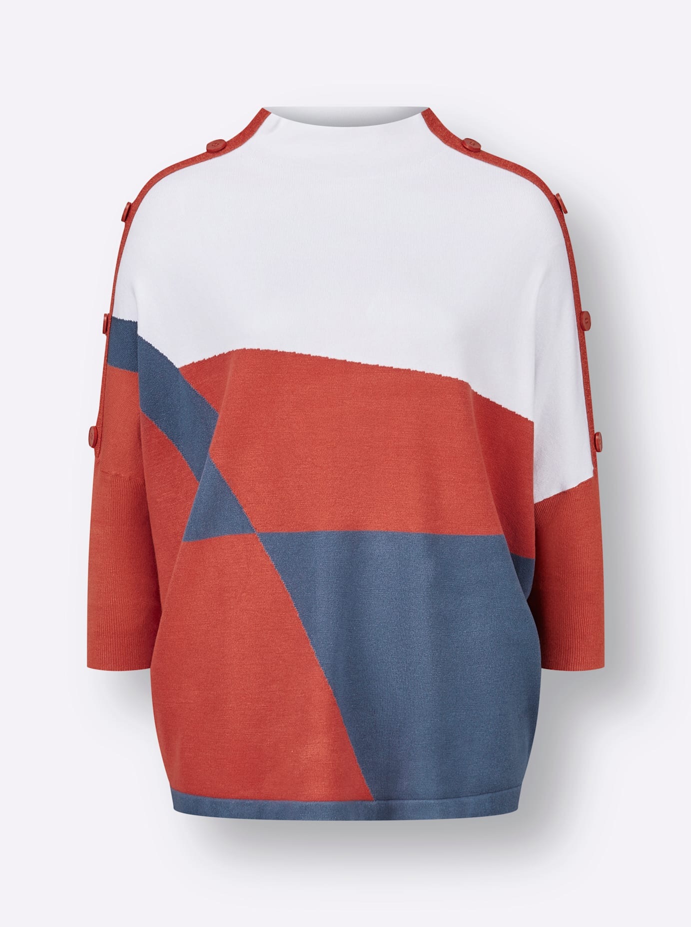 creation L 3/4 Arm-Pullover »Lyocell-Viskose-Pullover«