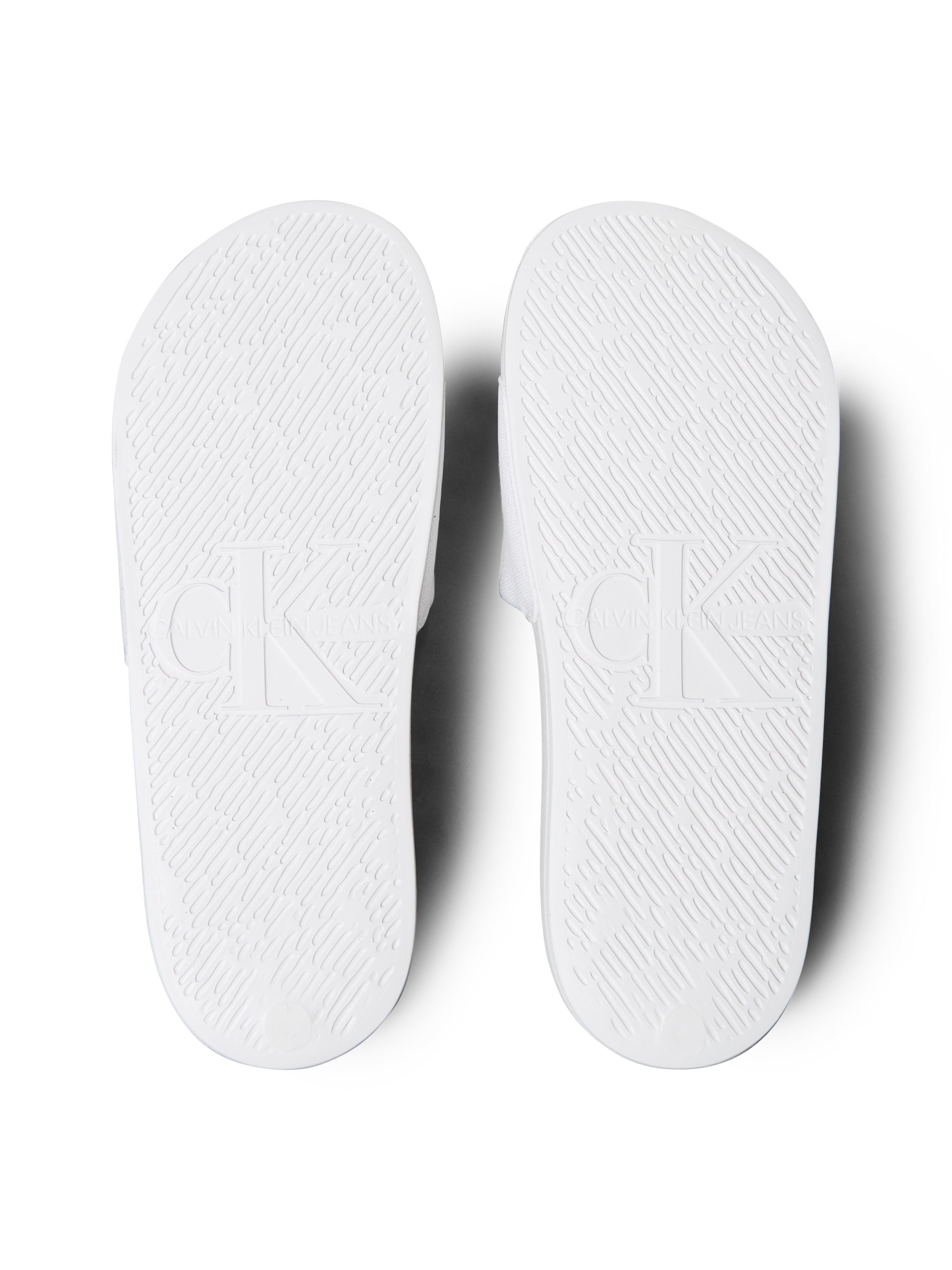 Calvin Klein Jeans Badepantolette »SLIDE MONOGRAM WN LOGO CK«  Strandschuh, Pool Slides, Badeschuh, Flat mit Logo