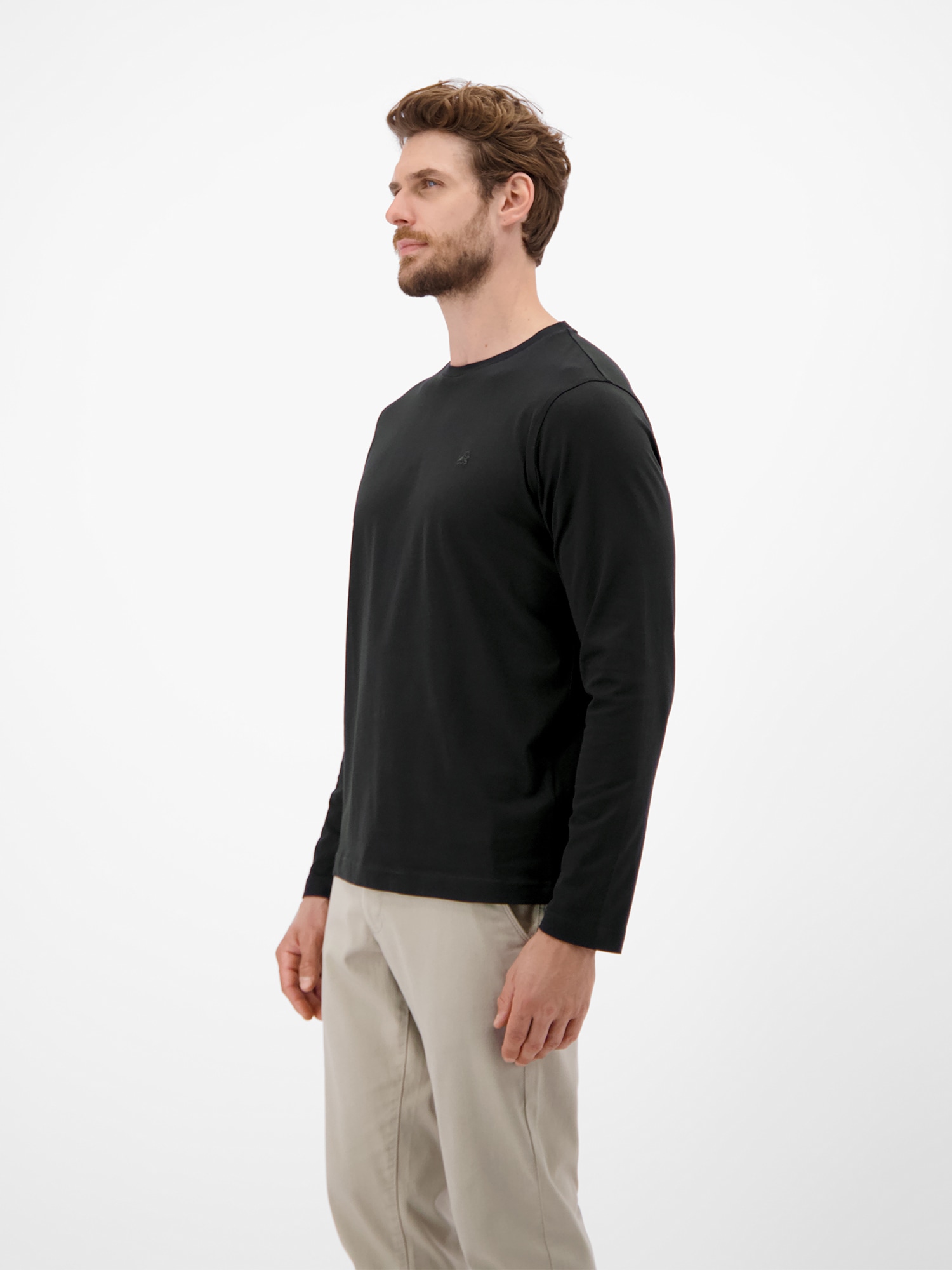 LERROS Longsweatshirt »LERROS Basic-Longsleeve«
