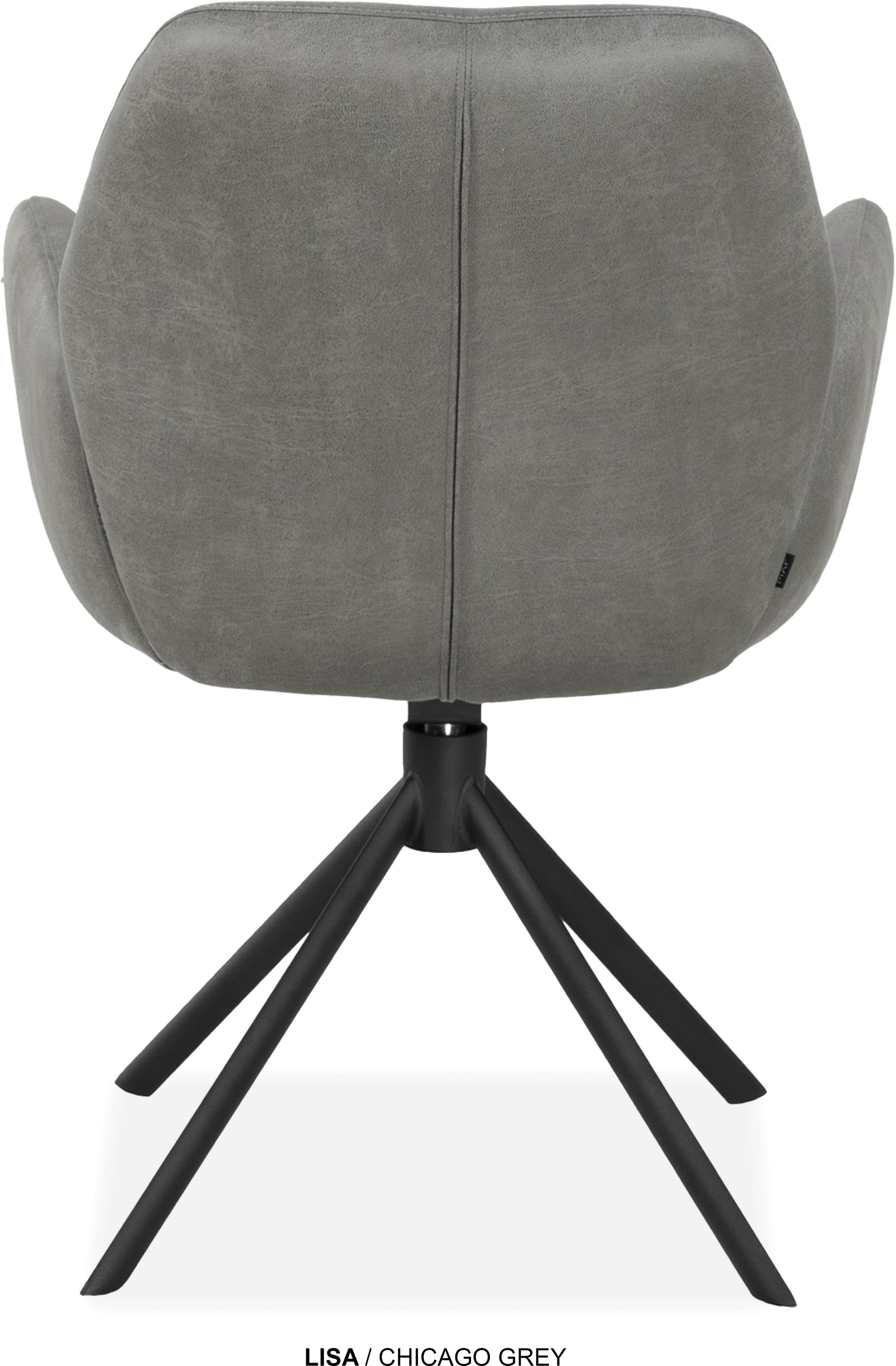 OMG Design Esszimmerstuhl »Lisa« (Set) 1 Stk.Drehstuhl mit auto-return, Armlehnenstuhl