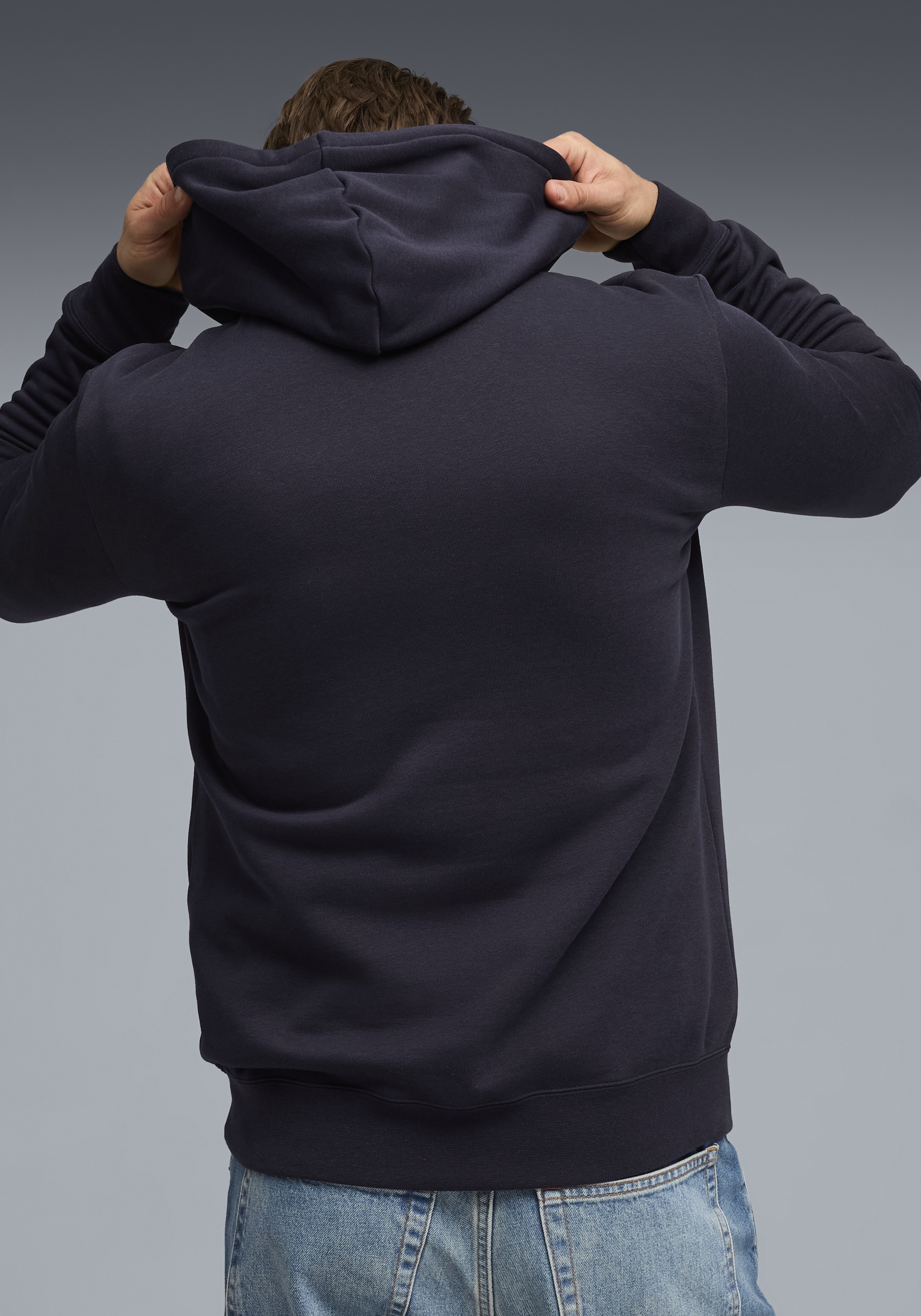 PUMA Kapuzensweatshirt »ESS 2 COLOR SMALL NO 1 LOGO HOODIE FL«, Regular Fit, mit verstellbarer Kapuze, mit Kängurutasche
