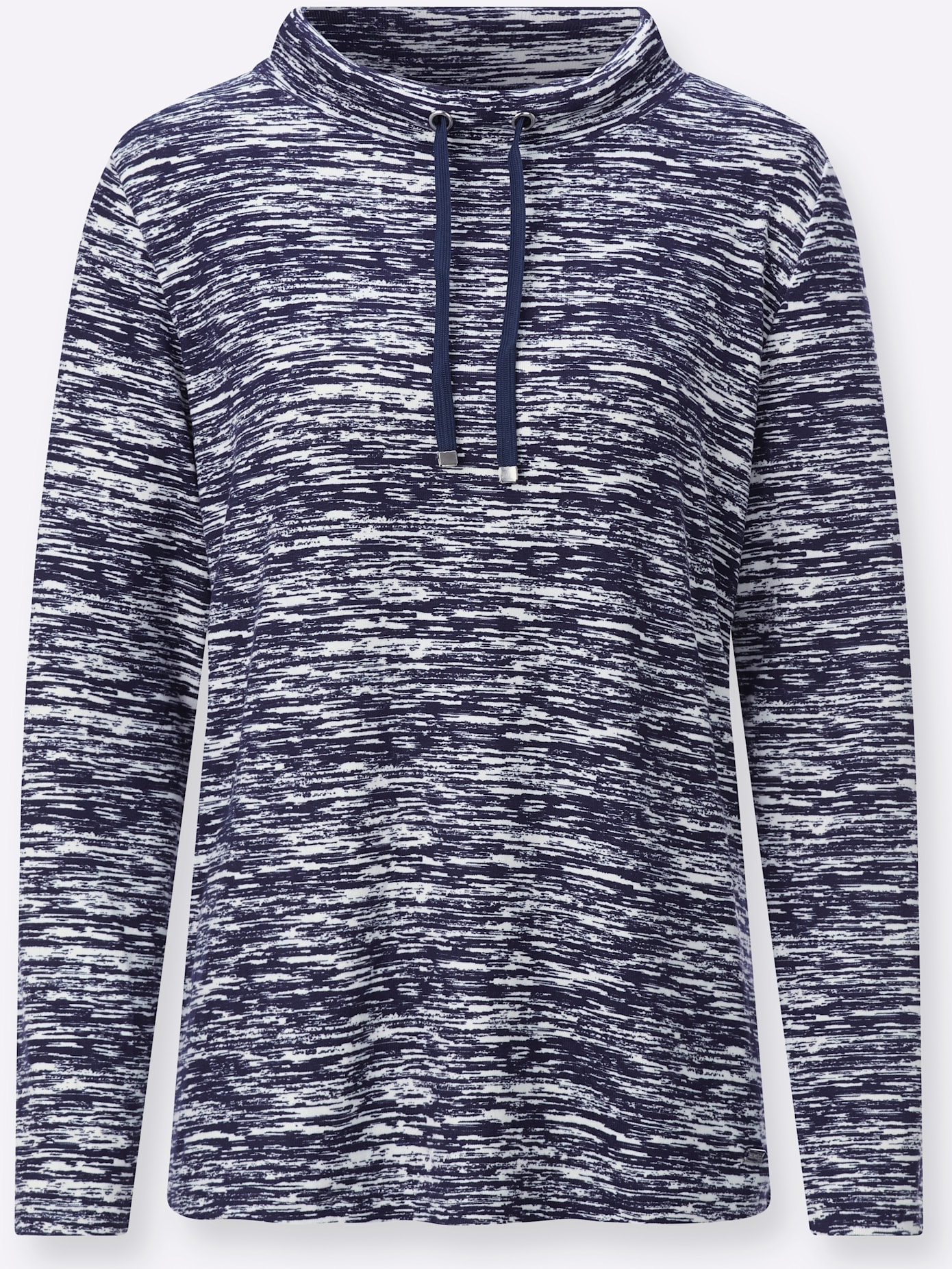 Casual Looks Stehkragenshirt »Winter-Shirt« 1