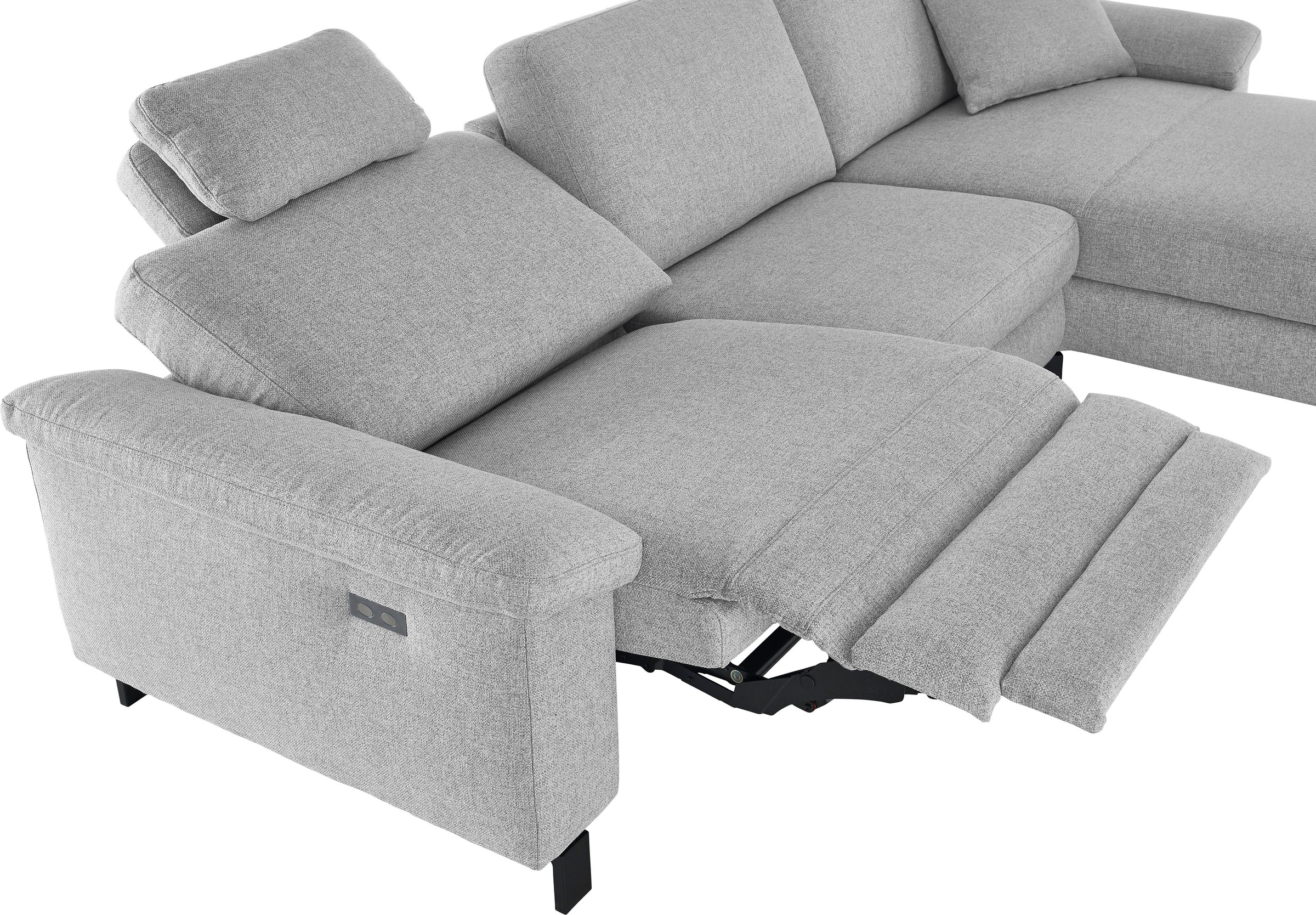 3C Candy Ecksofa »Mainau L-Form« Relaxfunktion im 1,5-Sitzer, motorische Schlaffunktion in Longchair