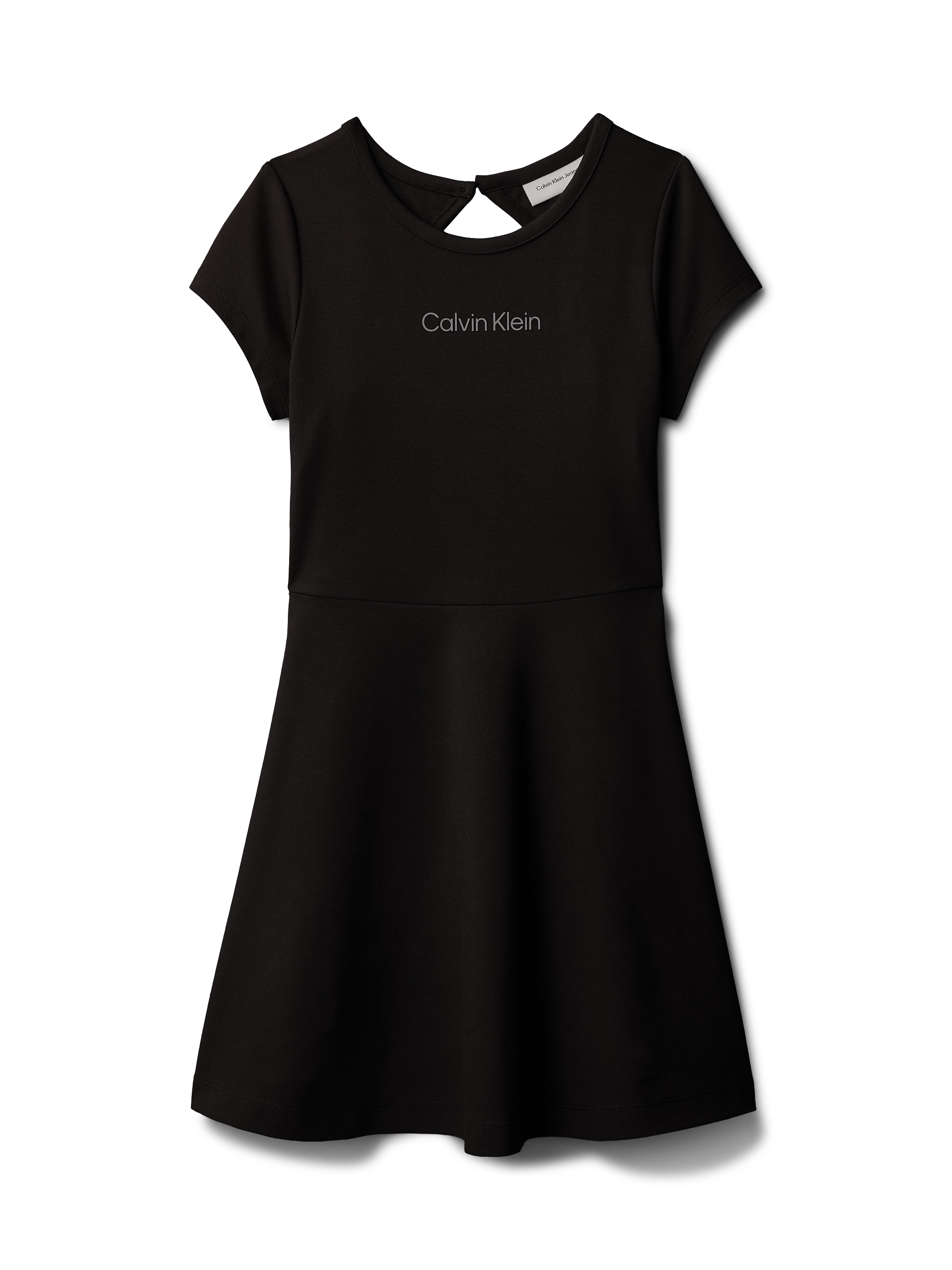 Calvin Klein Jeans Jerseykleid »PUNTO DRESS« Ohne Tasche Regular fit für Kinder mit Markenlogo