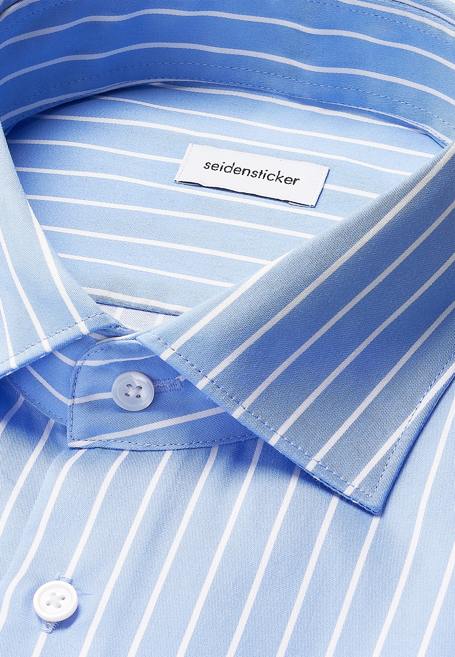 seidensticker Businesshemd »Schwarze Rose«, Regular 1/1 Kentkragen Gestreift