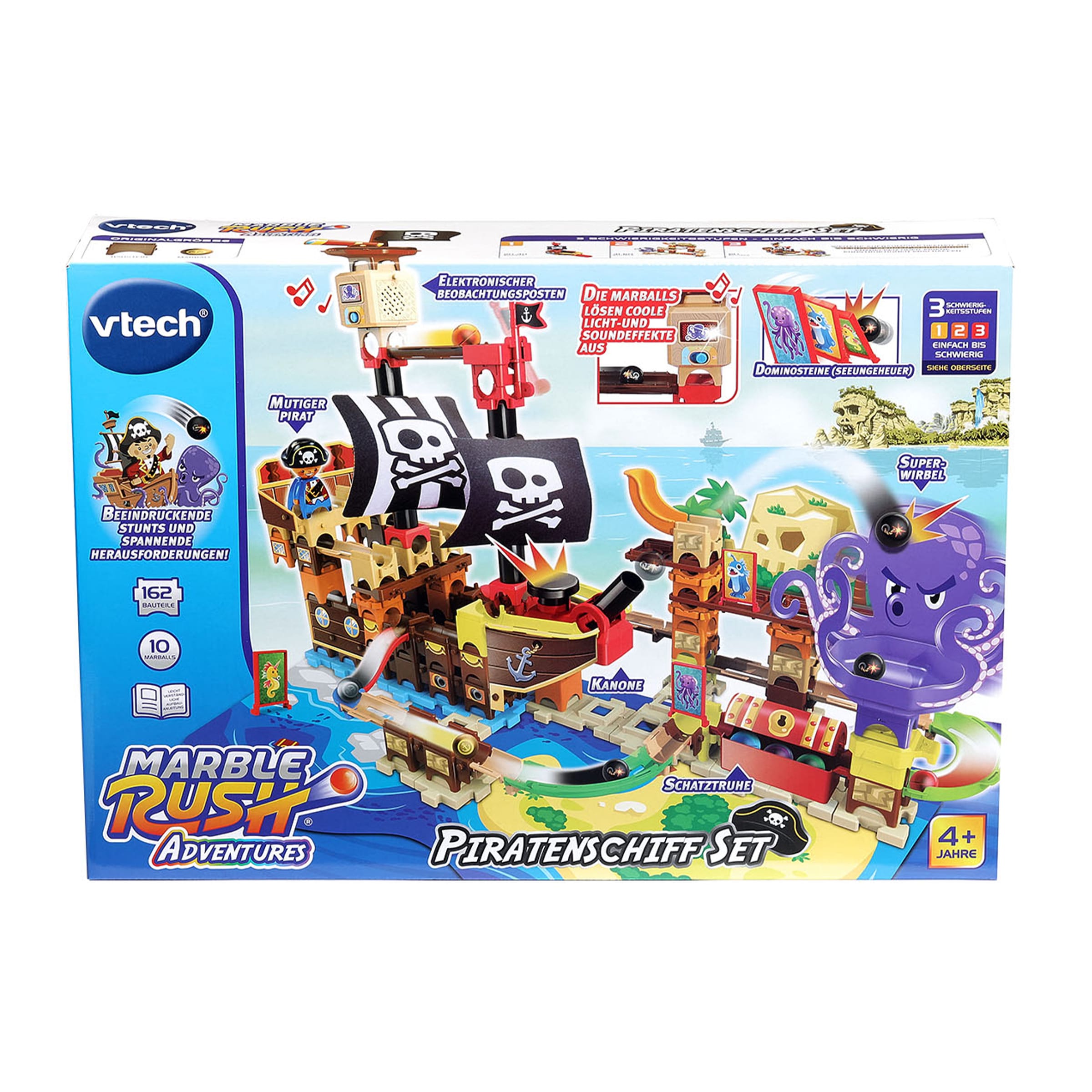 Vtech® Kugelbahn »Marble Rush - Piratenschiff Set« mit Sound