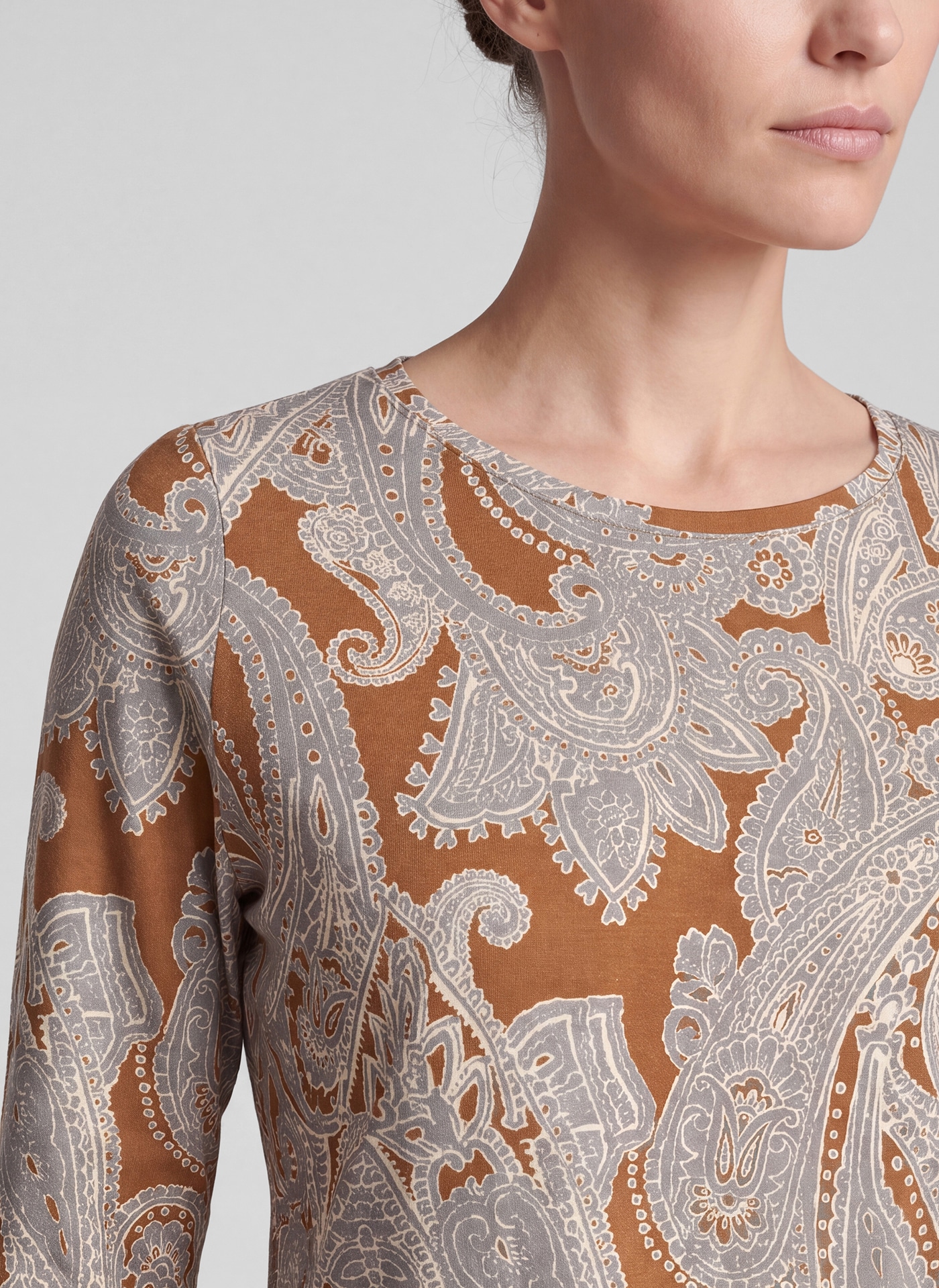 Rabe 3/4-Arm-Shirt Sommershirt mit Allover-Muster