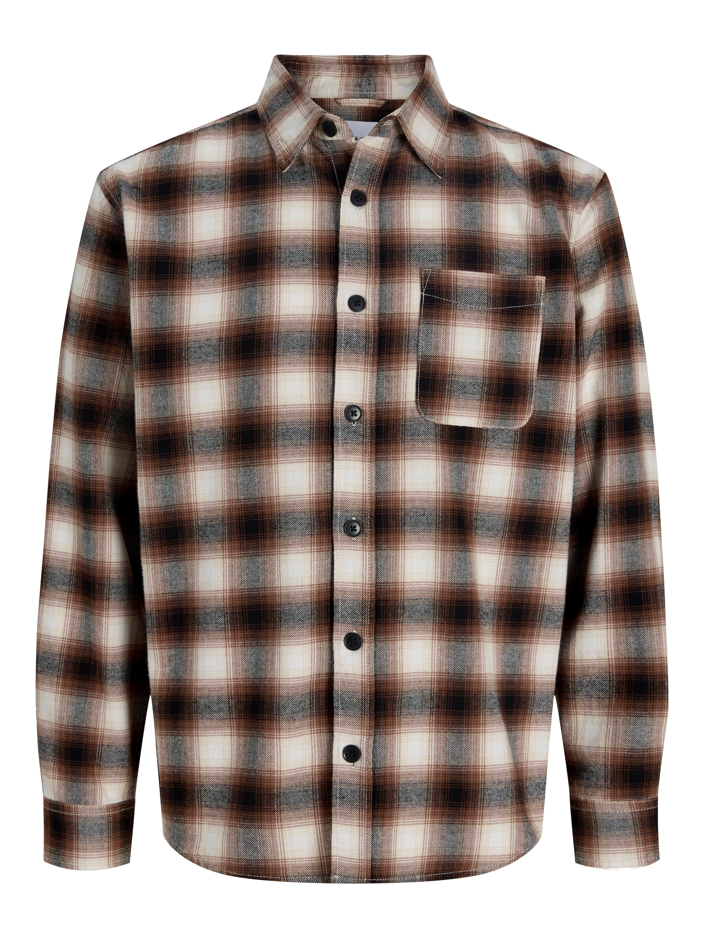Jack & Jones Langarmhemd »JJCAMDEN FLANNEL SHIRT LS« Baumwolle, loose fit