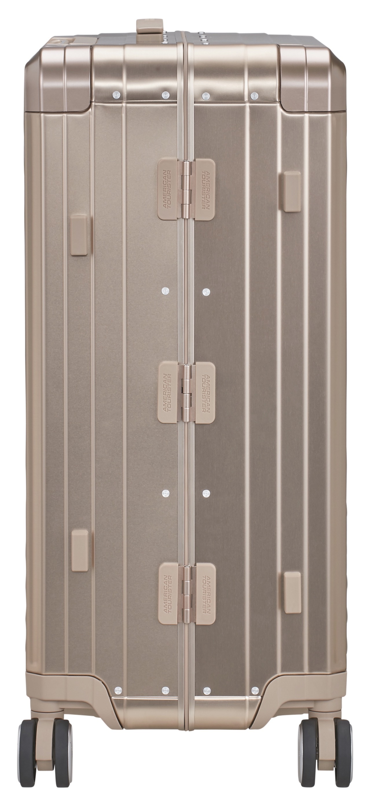 American Tourister® Hartschalen-Trolley »SOUNDBOX ALU, verschiedene Größen und Farben« 73 l 4 Rollen Hartschalen-Koffer zwei TSA-Schlösser Aluminium-Koffer