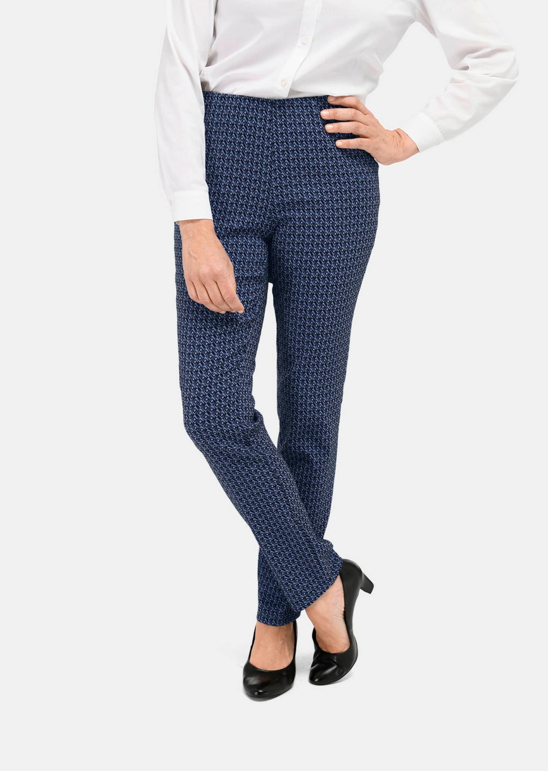GOLDNER 2-in-1-Hose »Jacquard-Schlupfhose Louisa«