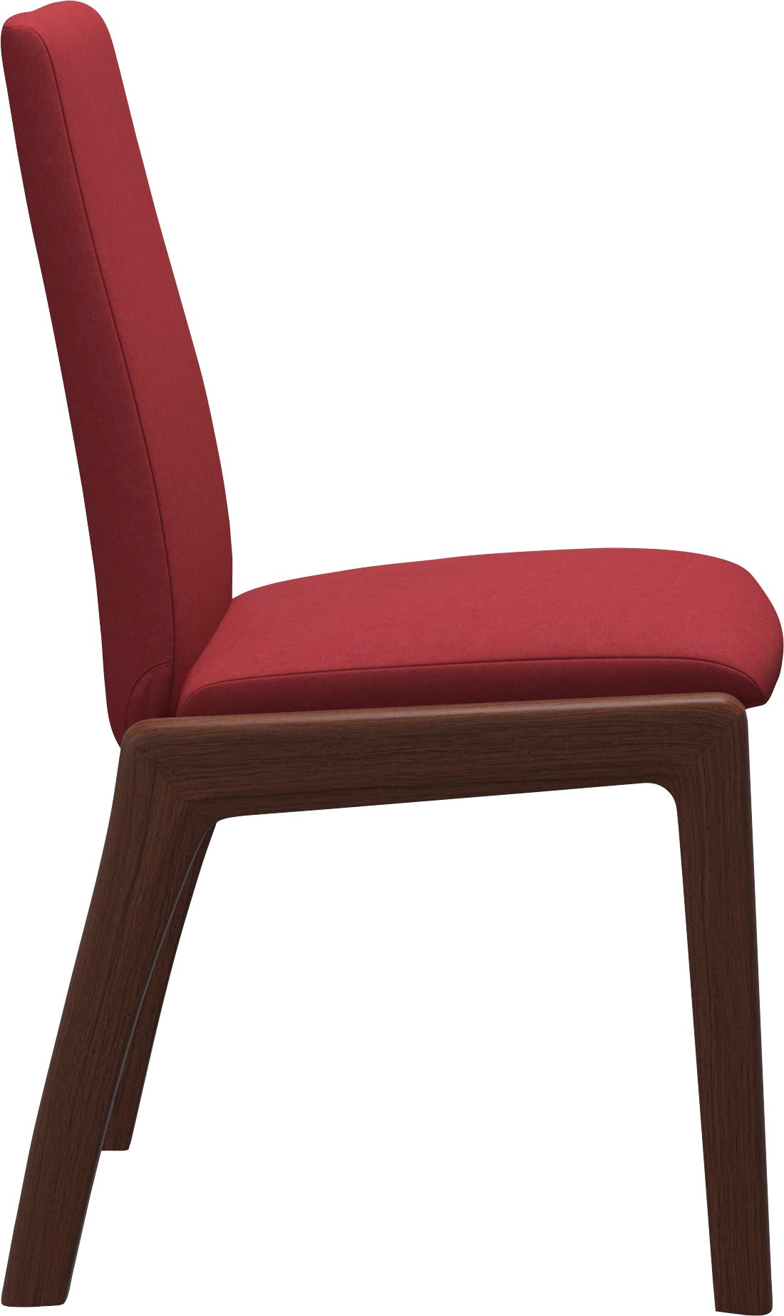Stressless® Polsterstuhl »Laurel«, Microfaser DINAMICA, Low Back, Größe M, mit abgerundeten Beinen in Walnuss