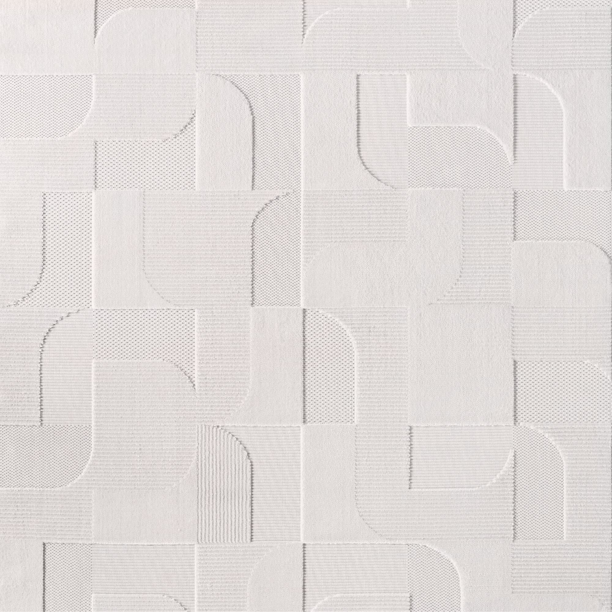 Ayyildiz Teppiche Teppich »DOHA 1651«, rechteckig, 4 mm Höhe, 3D Hoch-Tief-Effekt, leichter Kurzflor, Läufer, In- und Outdoor