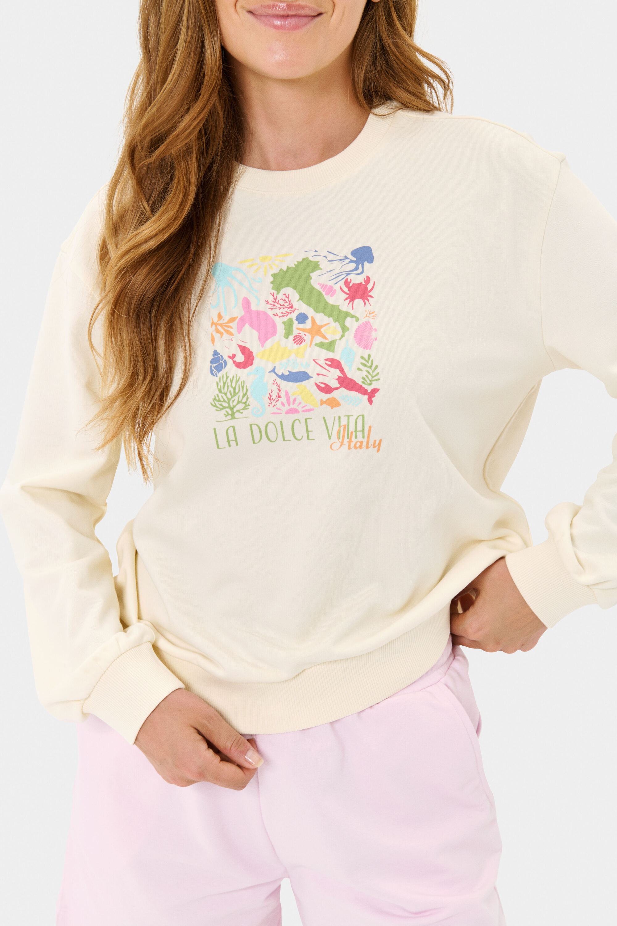Saint Tropez Sweatjacke »Damen Trackjacket-sweat LoisaSZ«