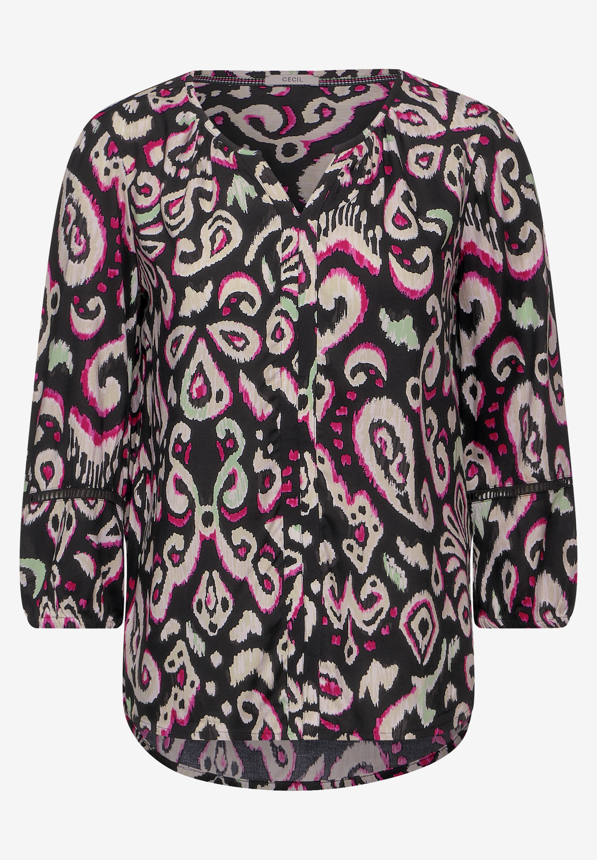 Cecil Klassische Bluse, mit All-Over Print