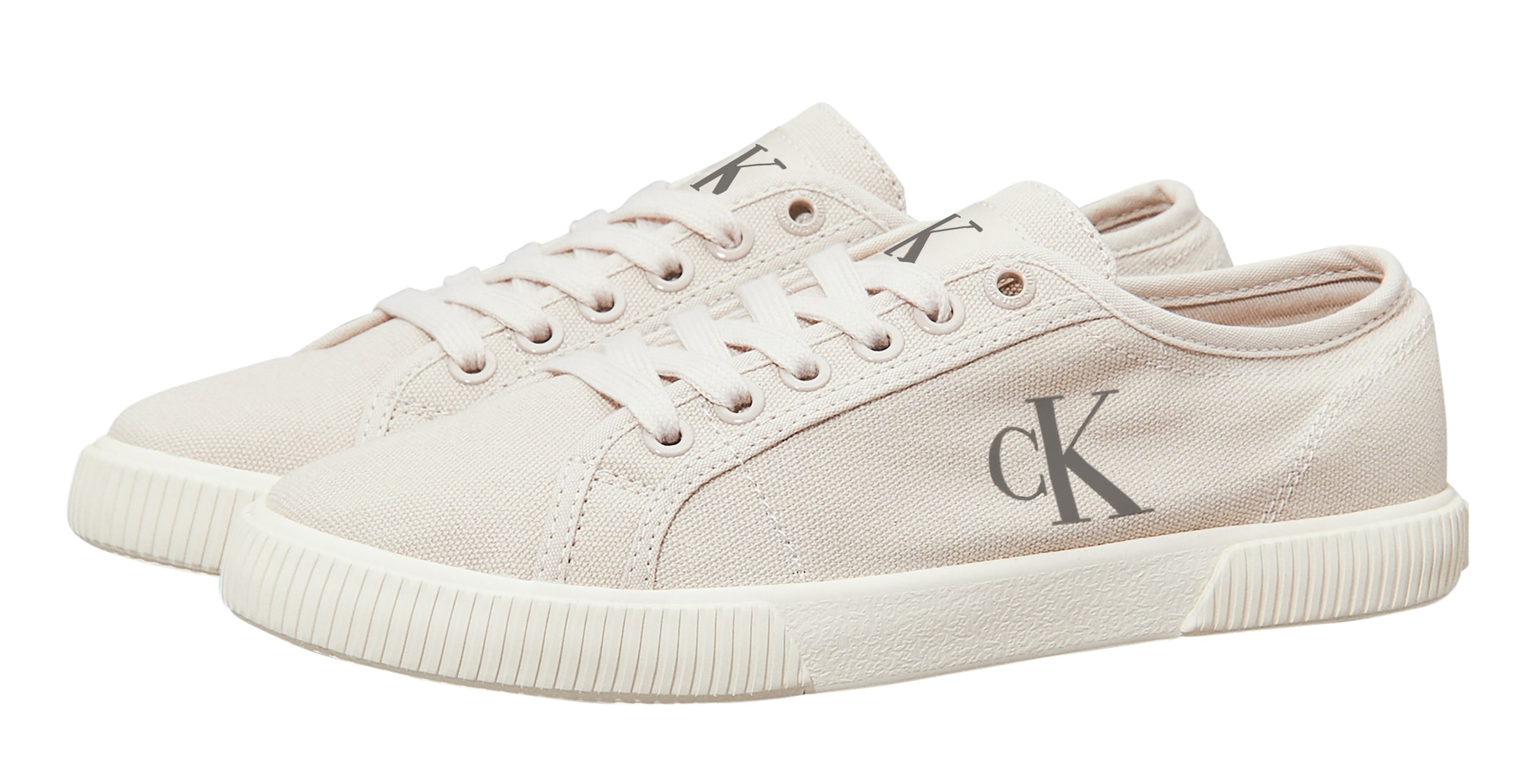 Calvin Klein Jeans Sneaker »ESS VULC LOW CV MG WN«  Halbschuh, Freizeitschuh, Schnürschuh in Retro-Optik