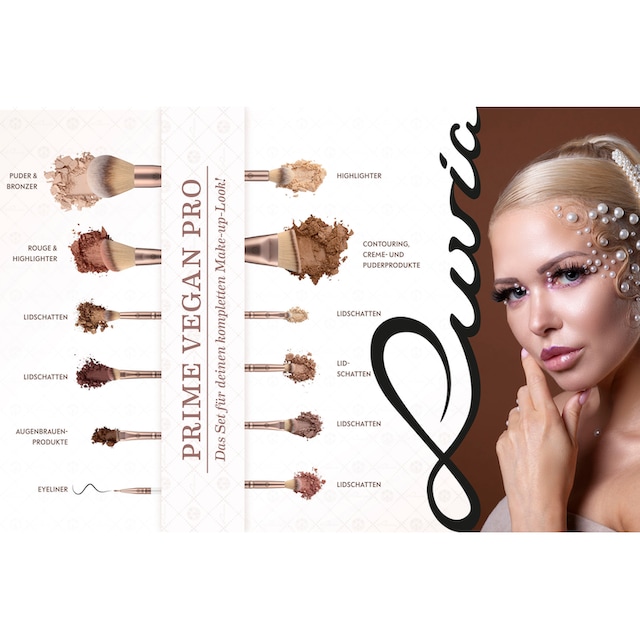 Luvia Cosmetics Kosmetikpinsel-Set »Prime Vegan Pro«, (15 tlg.) online bei  OTTO