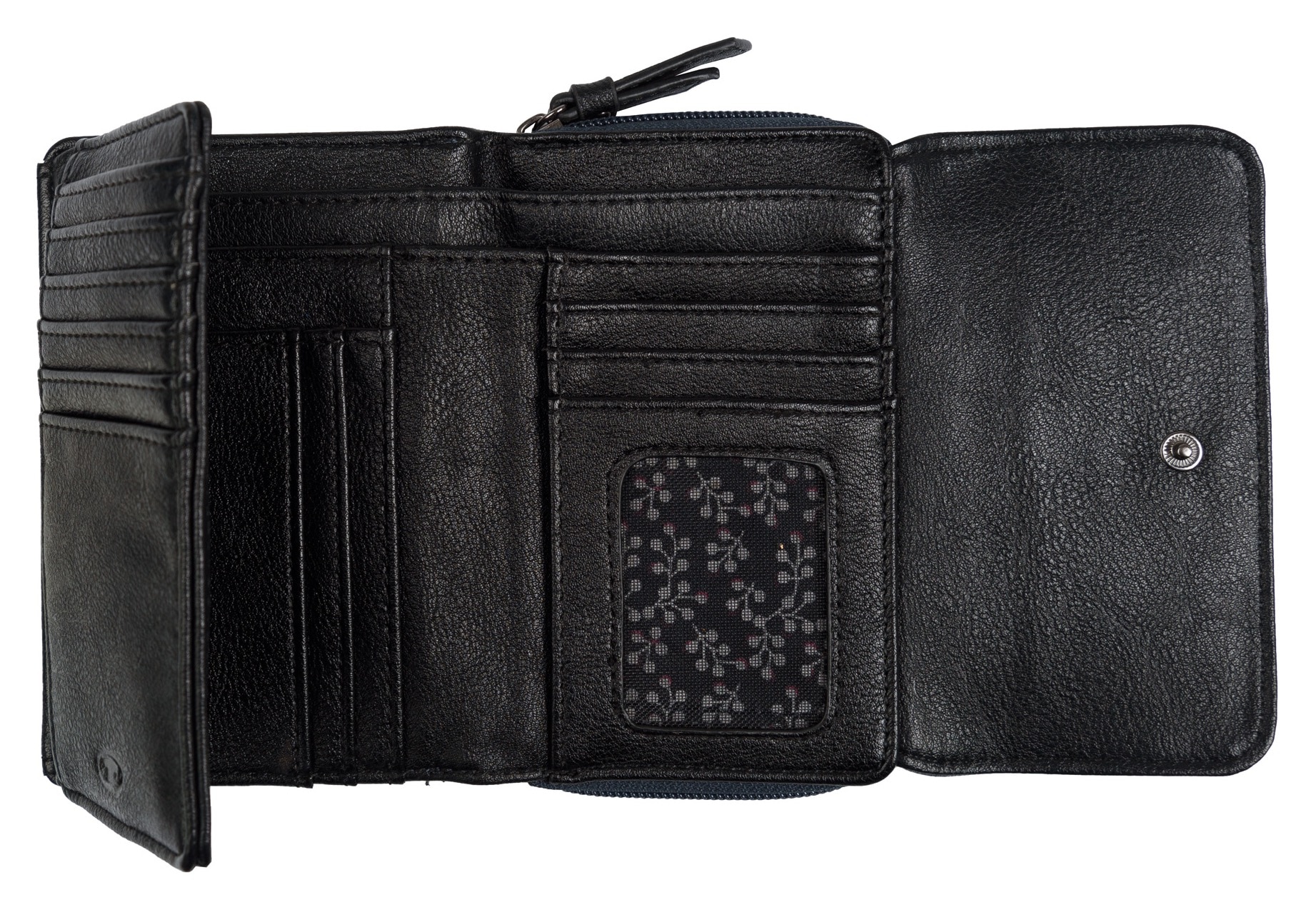 TOM TAILOR Geldbörse »Elin« harmonischer Materialmix mit leicht kontrastfarbener Steppung