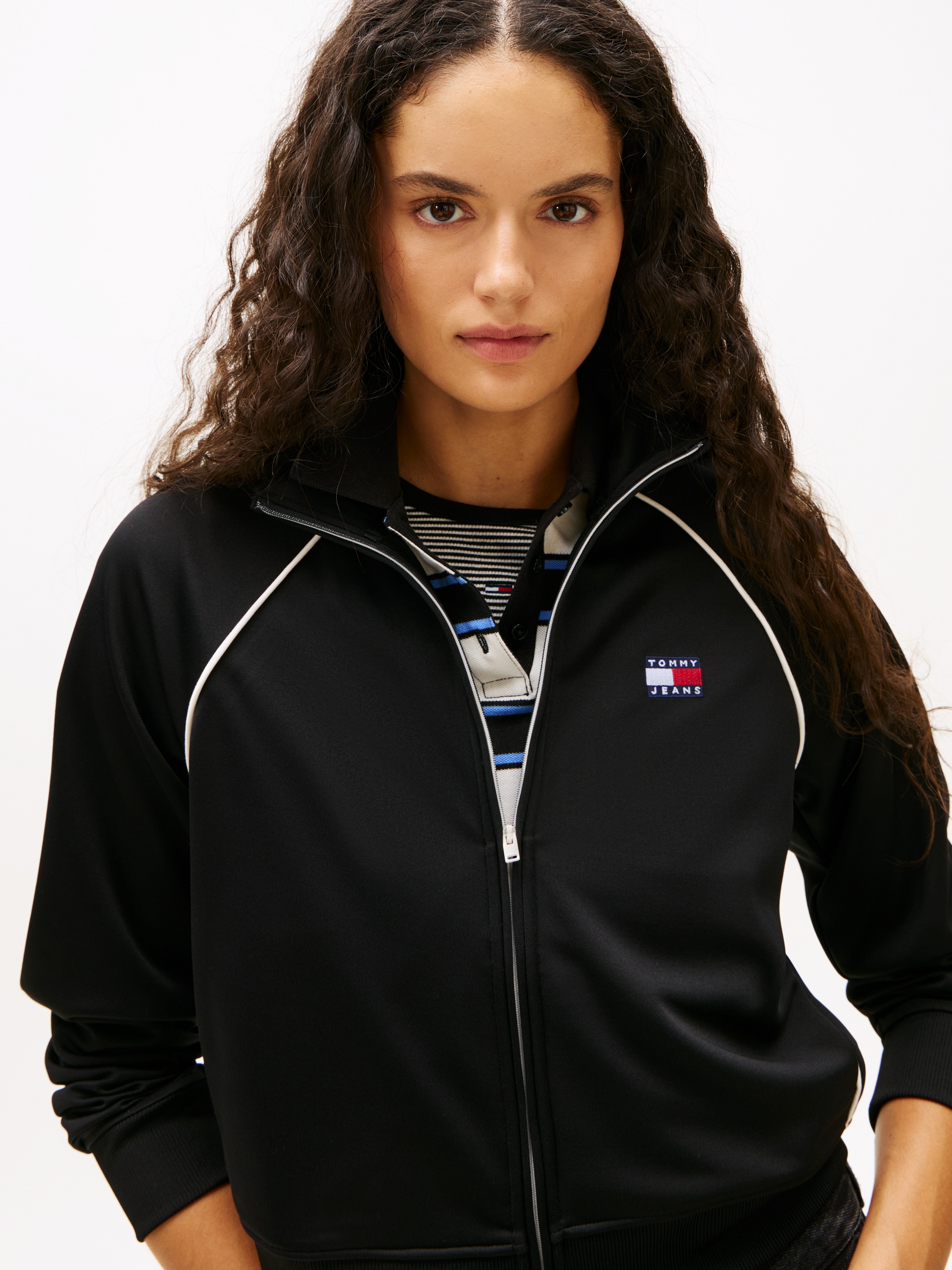 Tommy Jeans Yoga-Sweatjacke »TJW BADGE TRACK JACKET EXT«