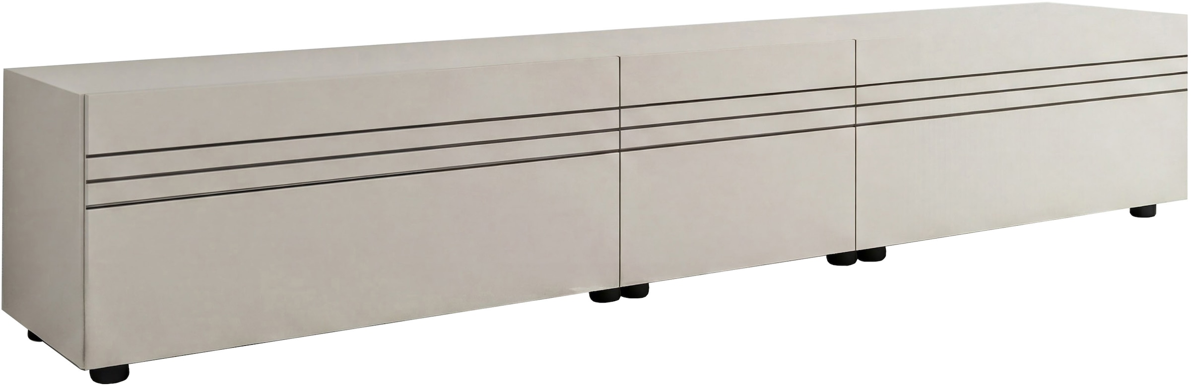 OTTO home Lowboard »SPIAGGIA, 3-teiliges Set, Breite 225cm, stehend & hängend montierbar« TV-Möbel, TV-Schrank, TV-Lowboard, Mediaboard