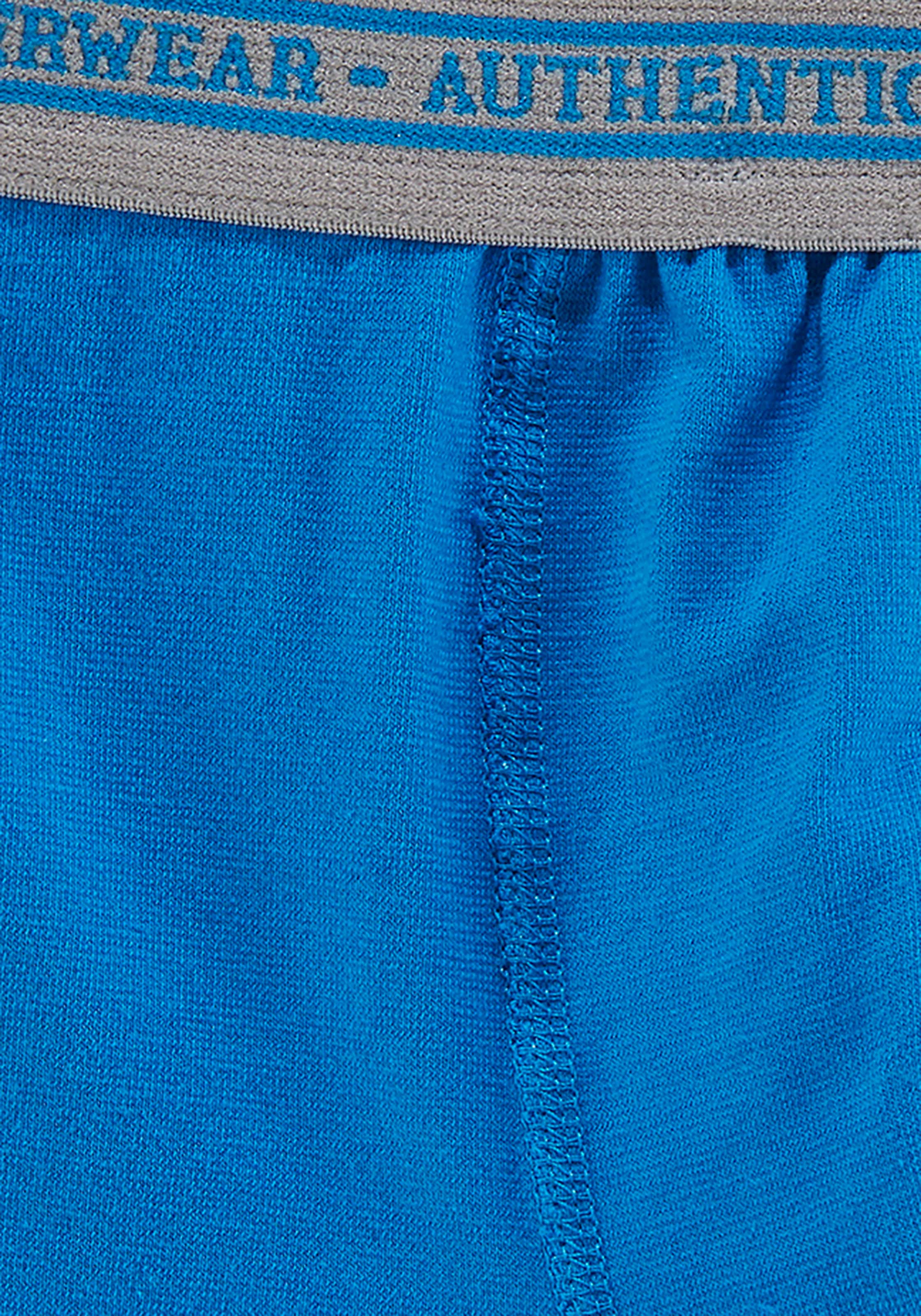 AUTHENTIC LE JOGGER Boxer »Boxershorts für Jungen« Packung, 4 Stk. unifarben, mit Logobund, Baumwollmischung