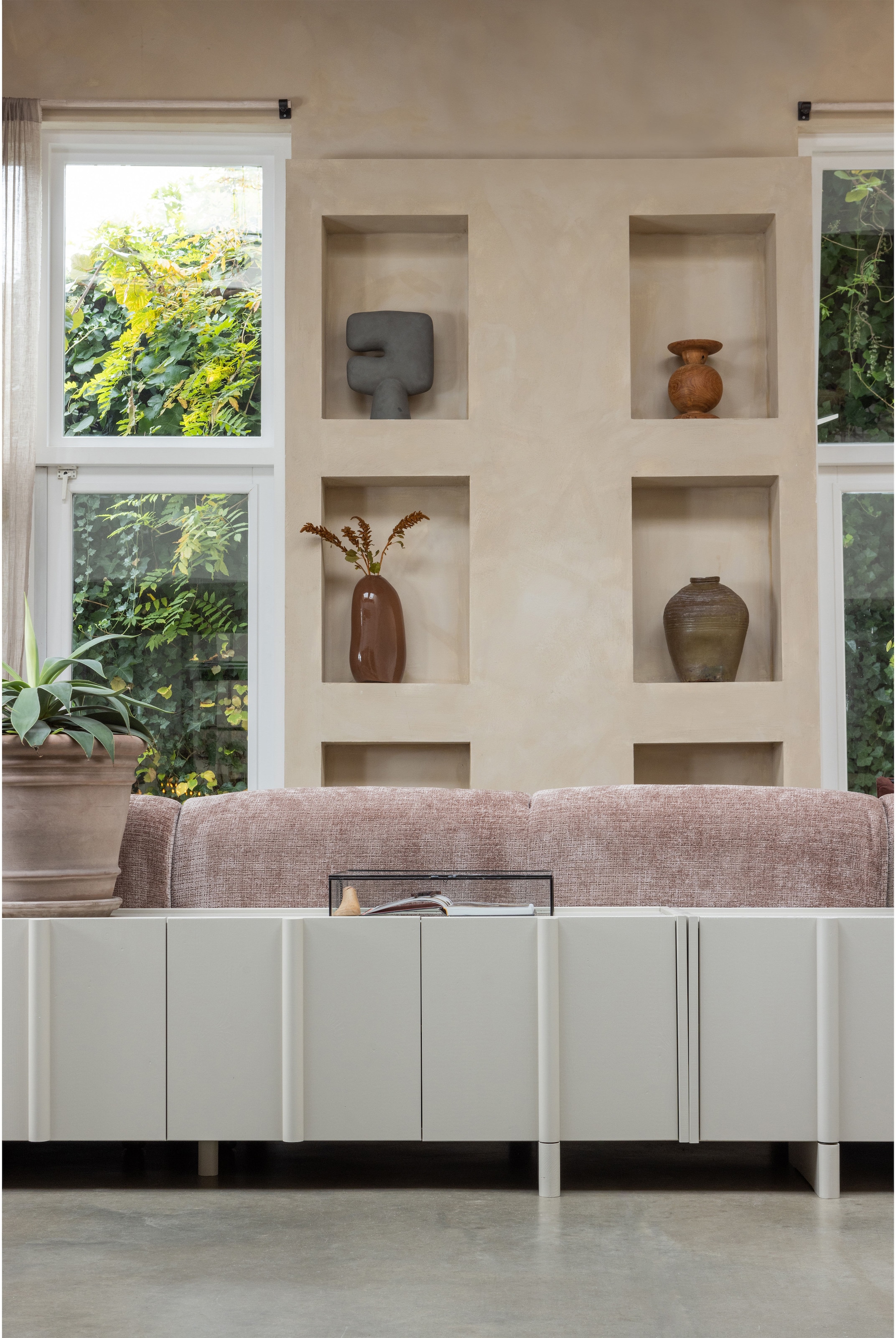 WOOOD Lowboard »Nook TV-Kommode, TV-Möbel Breite 152 CM« Basu-Kollektion von WOOOD mit skandinavischem Design und FSC®