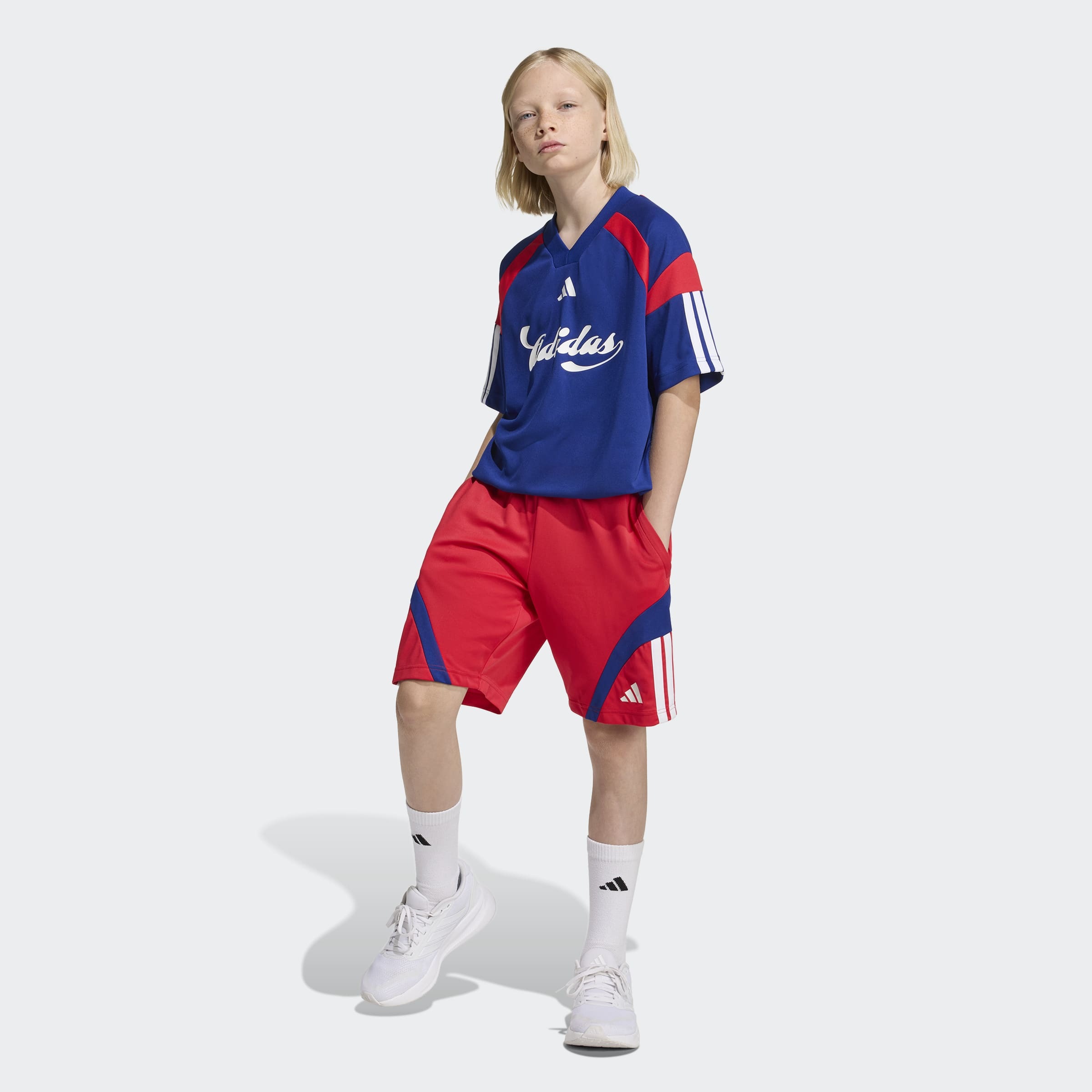 adidas Sportswear Shorts »J HOT SHO«  Kinder Shorts, sportlicher Stil, mit Kordelverschluss