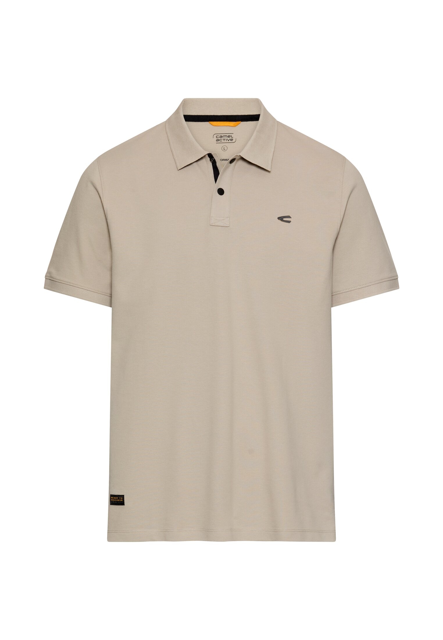 camel active Poloshirt kurzarm, mit Logo-Stickerei