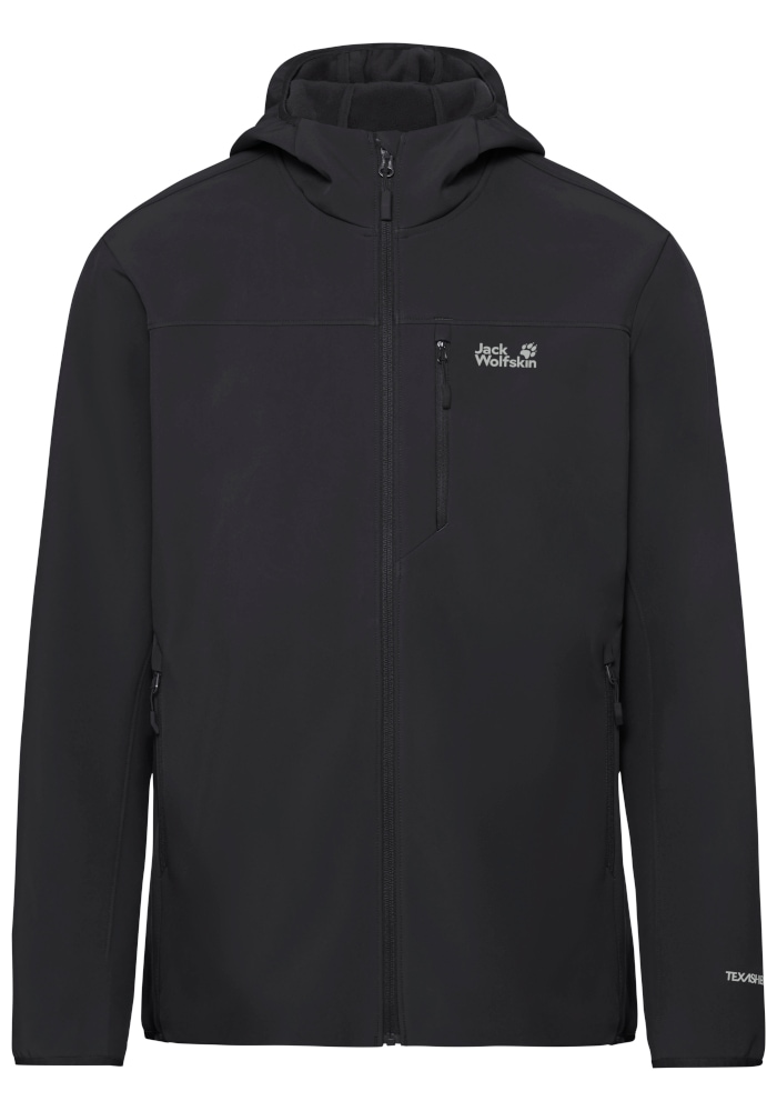 Jack Wolfskin Outdoorjacke »WILD WINDS HOODED JKT M« für Wandern und andere Aktivitäten im Freien