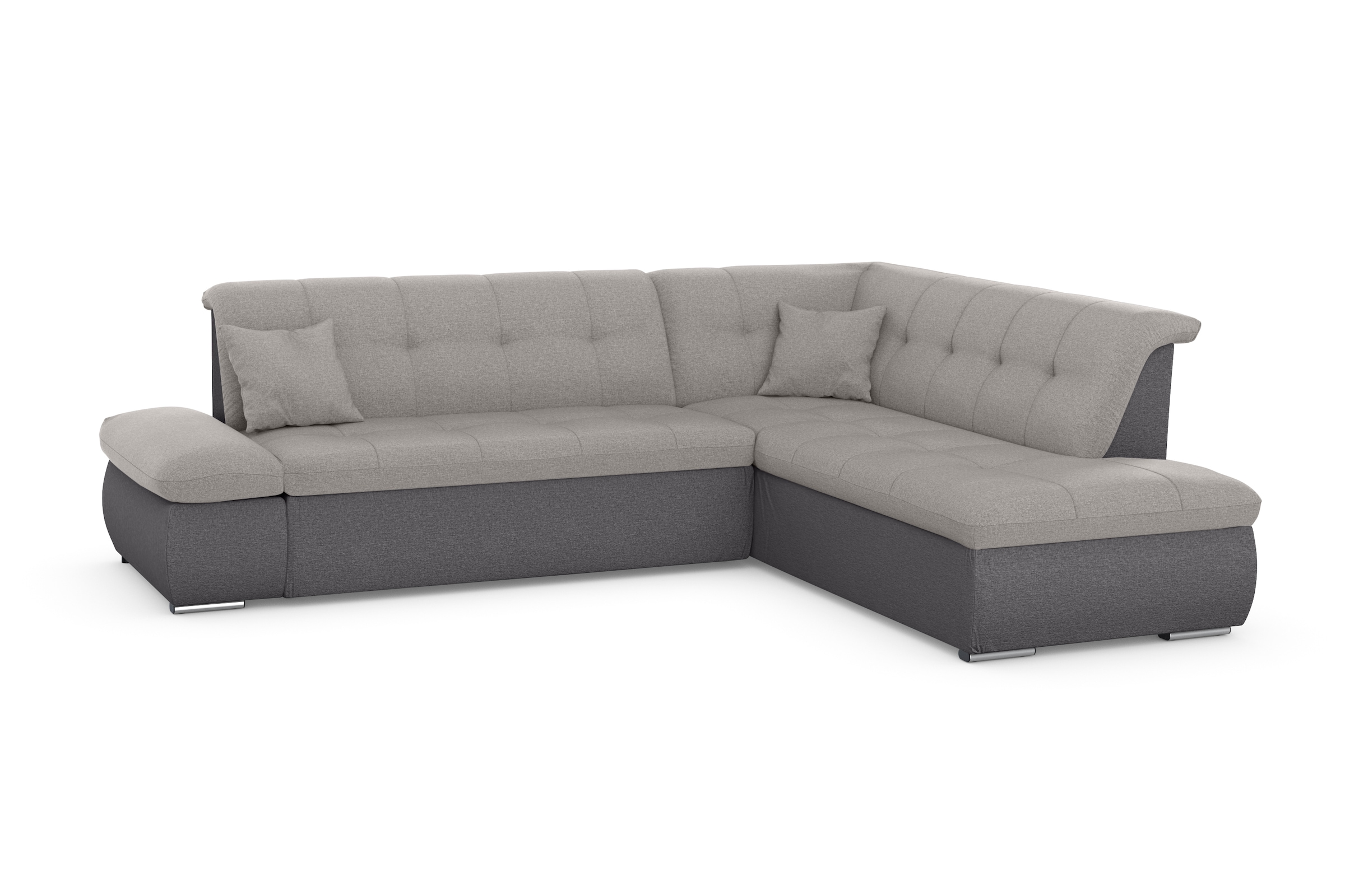 DOMO collection Ecksofa »Moric  L-Form« wahlweise mit Bettfunktion und Armlehnenverstellung, auch in Cord