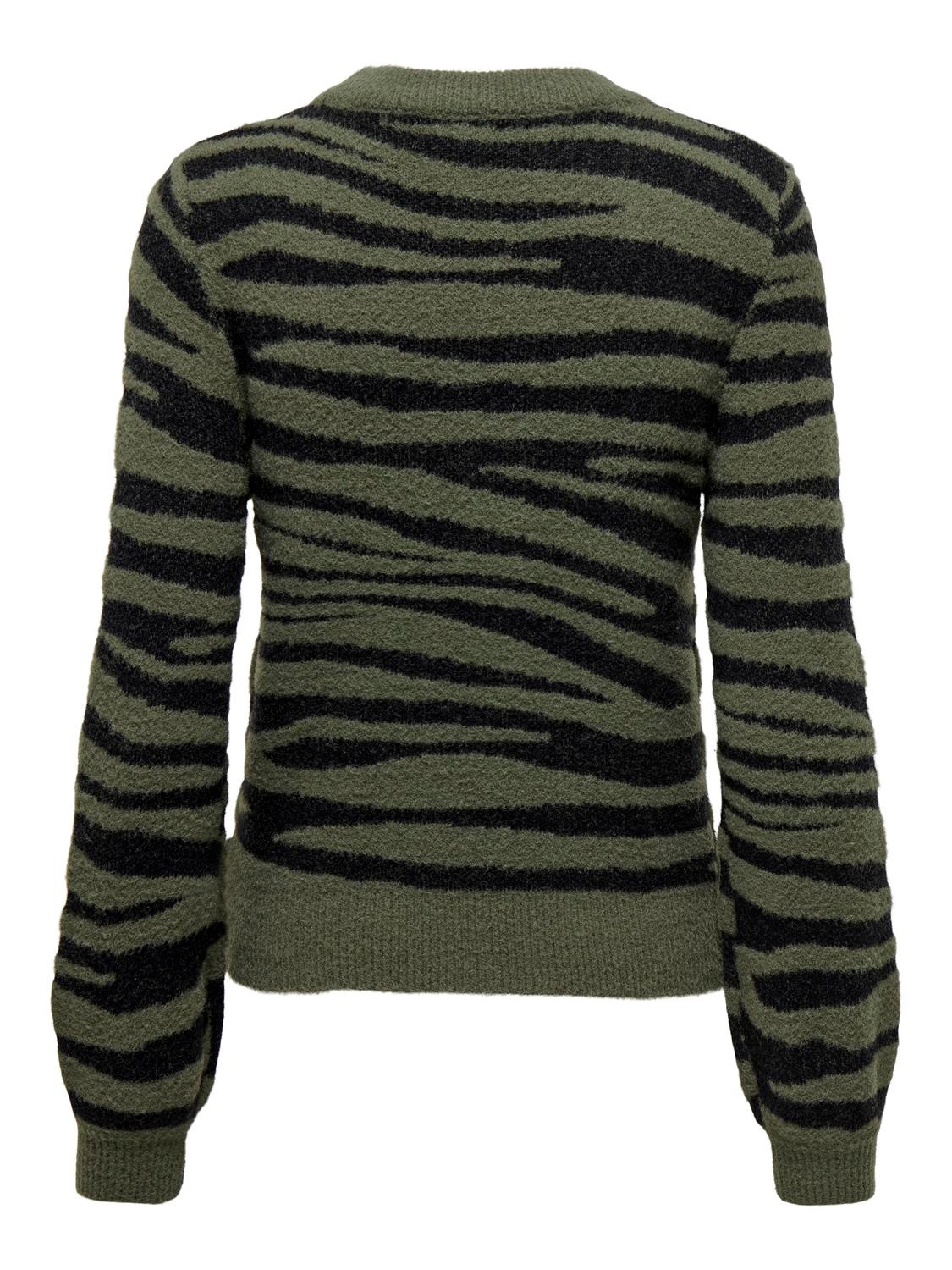 JDY Strickpullover »JDYLORRAINE ANIMAL L/S PULLOVER KNT NOOS«
