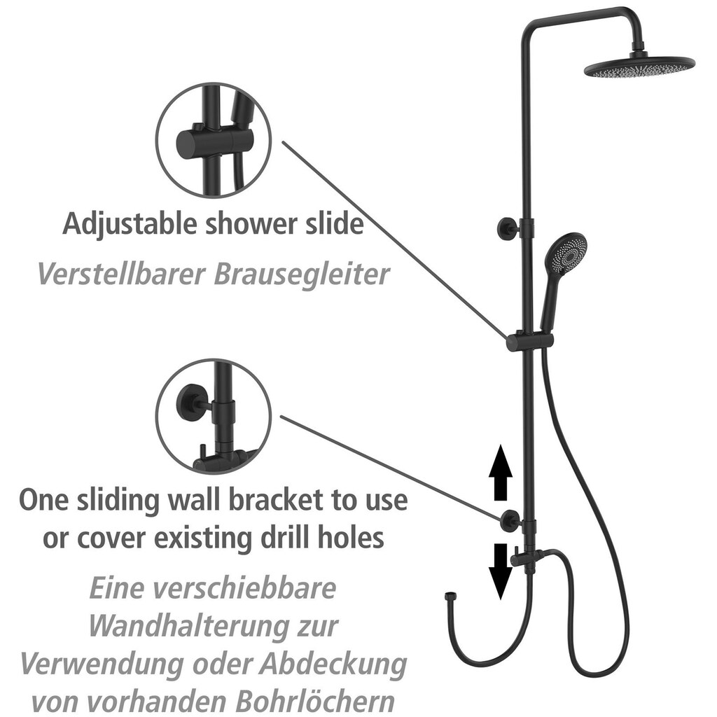 WENKO Duschsystem »Watersaving«