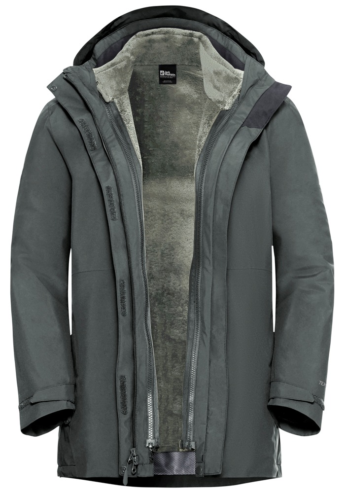 Jack Wolfskin 3-in-1-Funktionsjacke »ROTWAND 3IN1 JKT W«, mit Kapuze