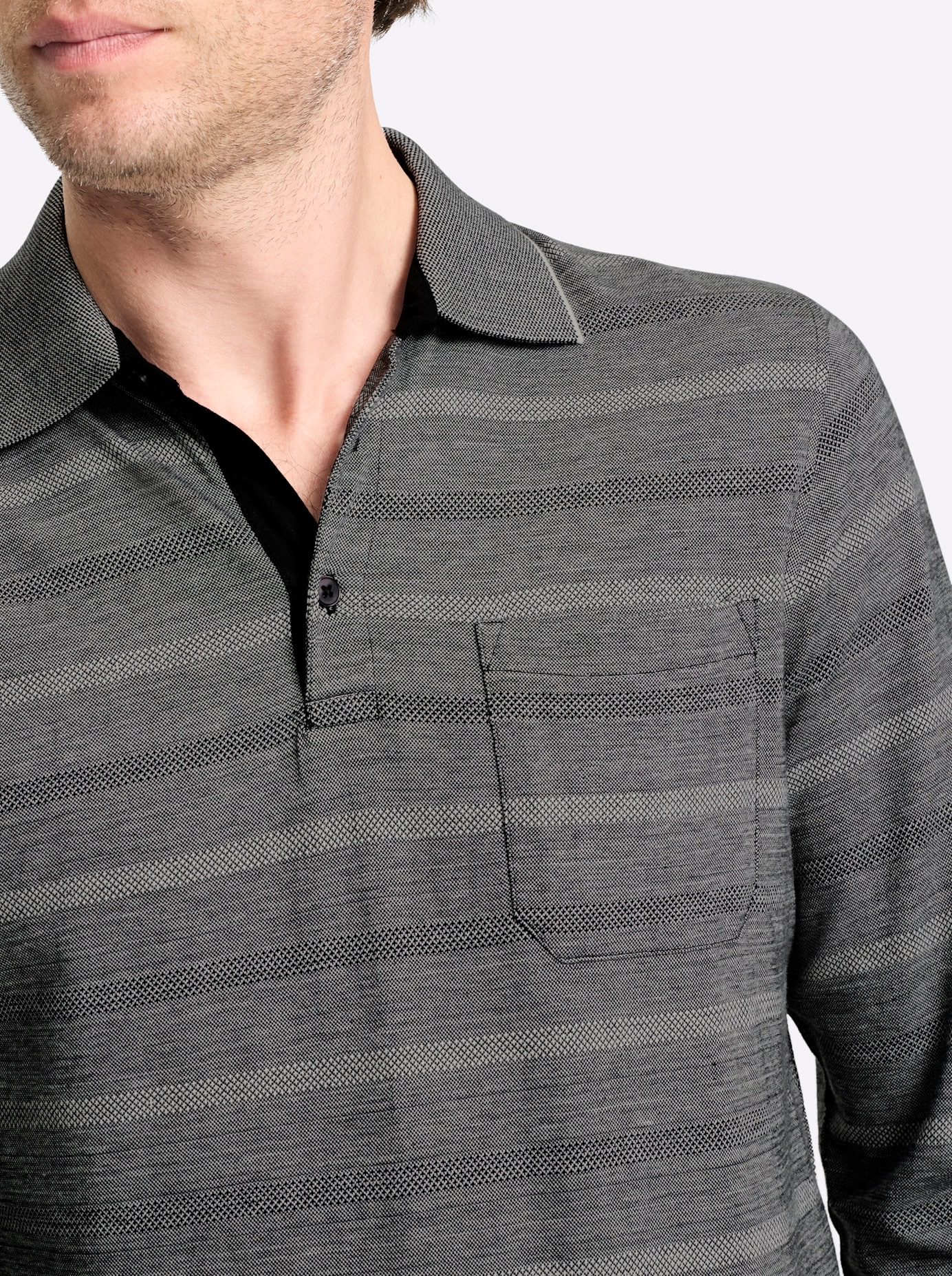 Marco Donati Poloshirt »Langarm-Shirt« 1