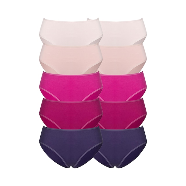 petite fleur Jazz-Pants Slips, (Packung, 10 St.), aus elastischer Baumwolle  bei OTTOversand