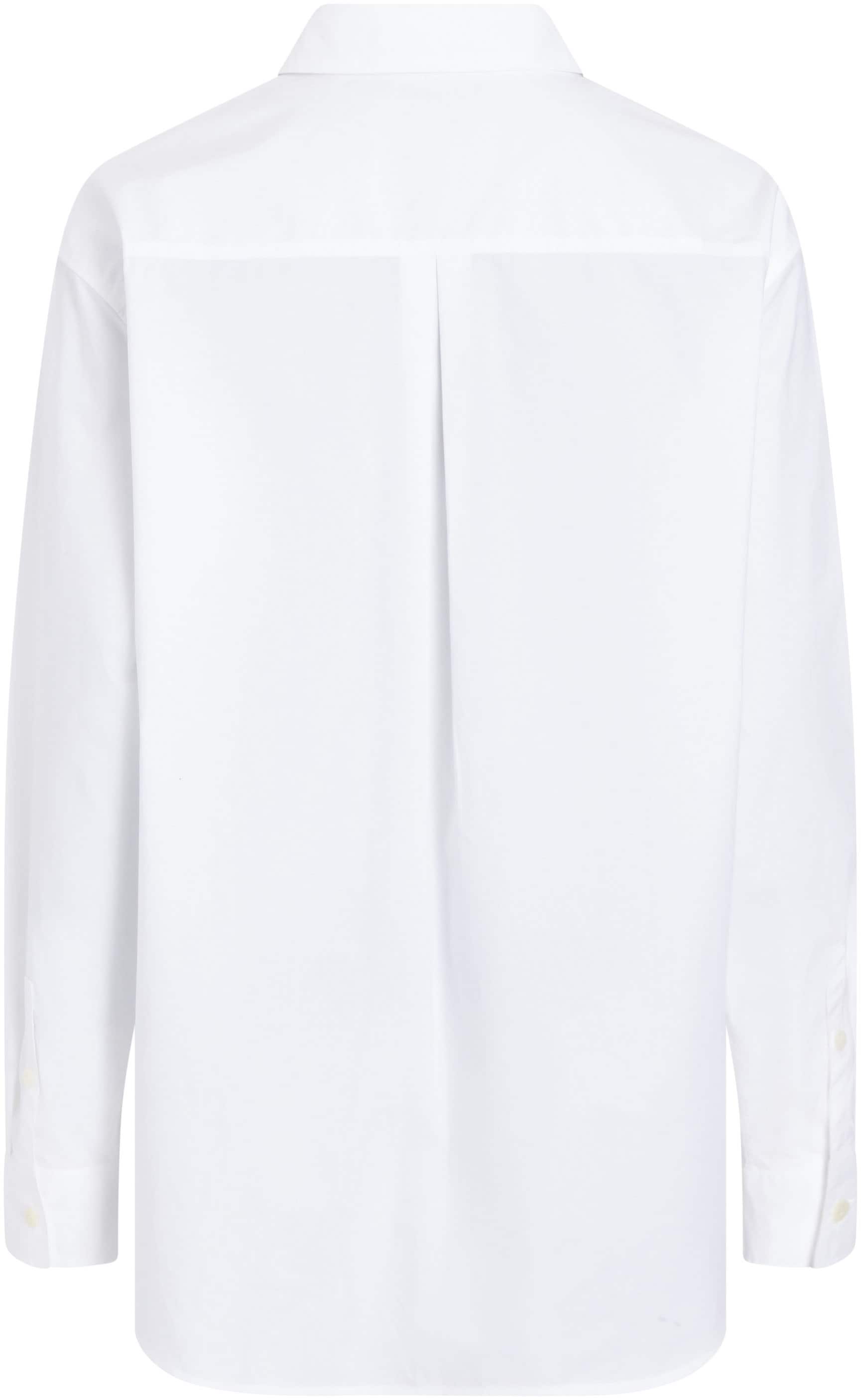 Calvin Klein Jeans Langarmhemd »WOVEN LABEL RELAXED SHIRT«, mit Logopatch