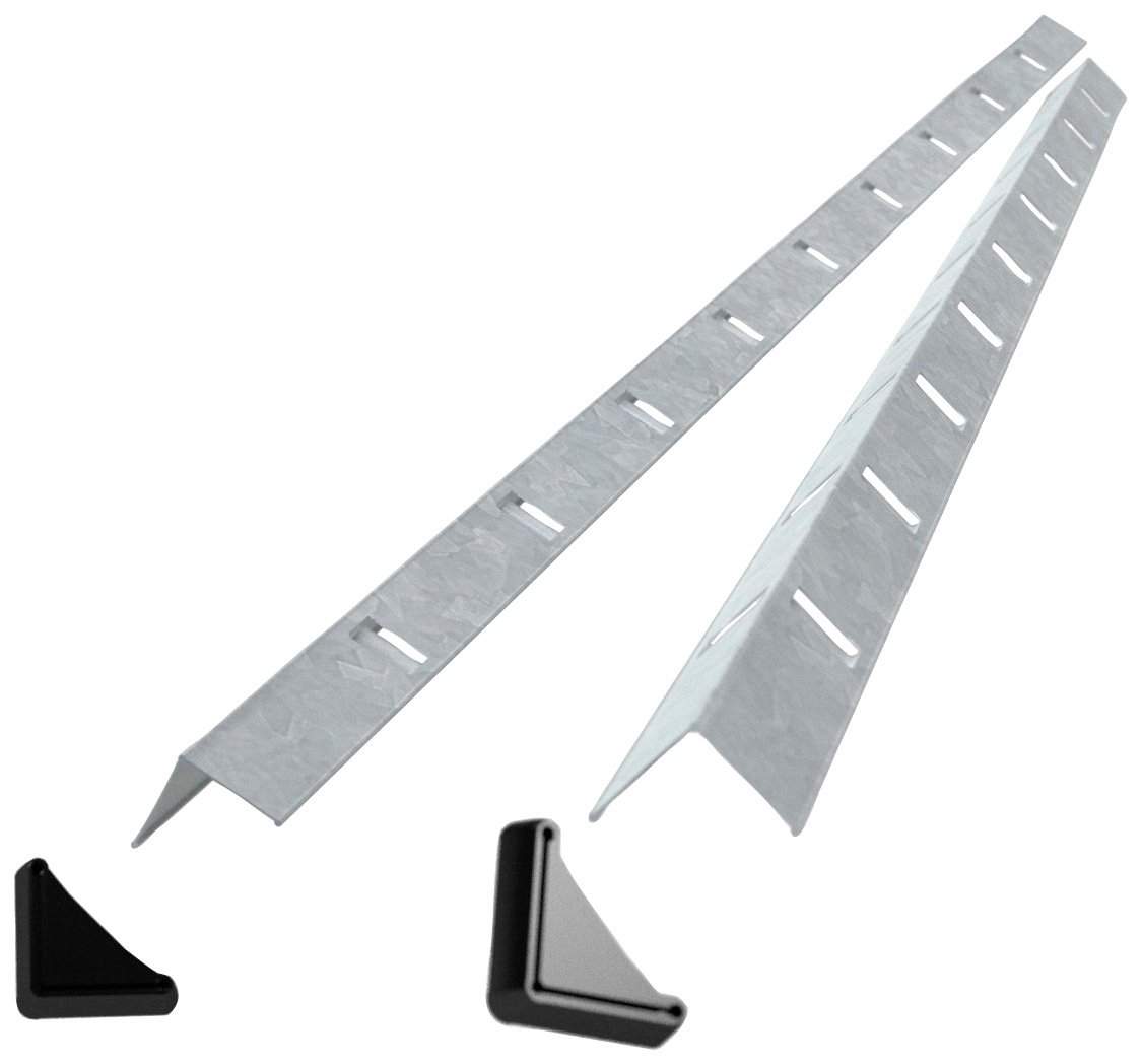 SCHULTE Regalwelt Regalelement »Steck-Winkelprofil«, 2 Winkel verzinkt, 1000x40x40 mm