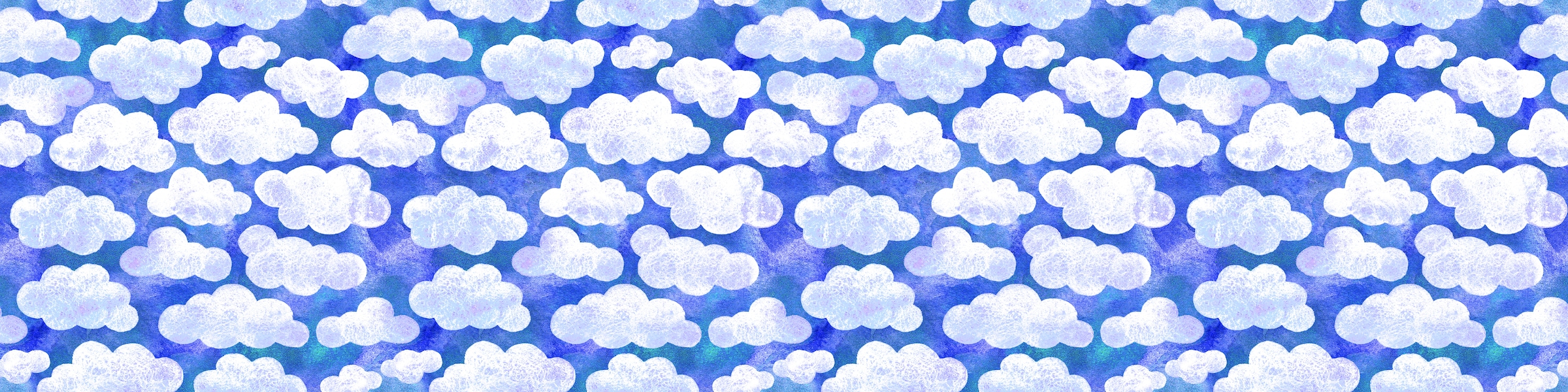 Bordüre »Wolken«, gemustert, selbstklebend