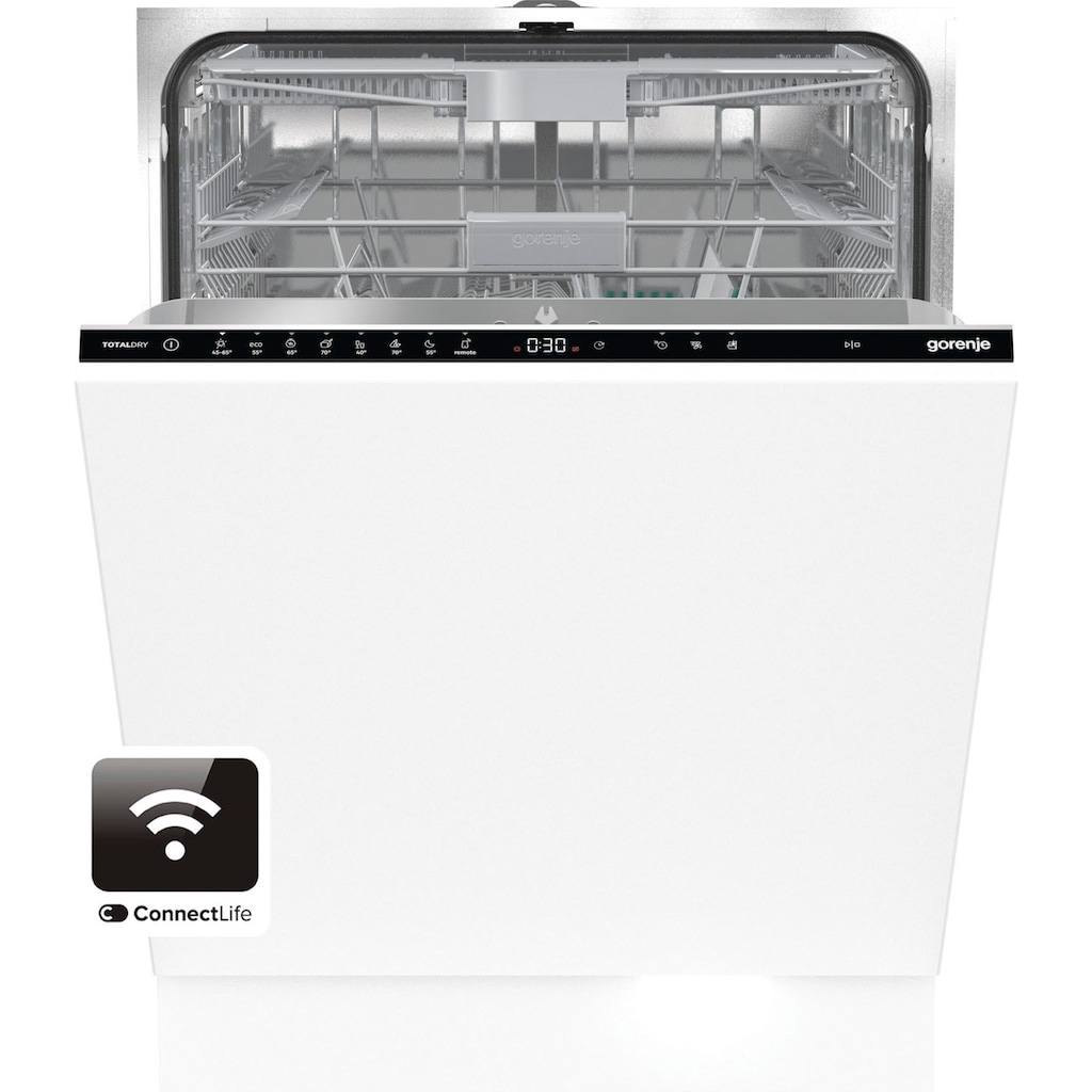 GORENJE vollintegrierbarer Geschirrspüler, GV673C60, 16 Maßgedecke