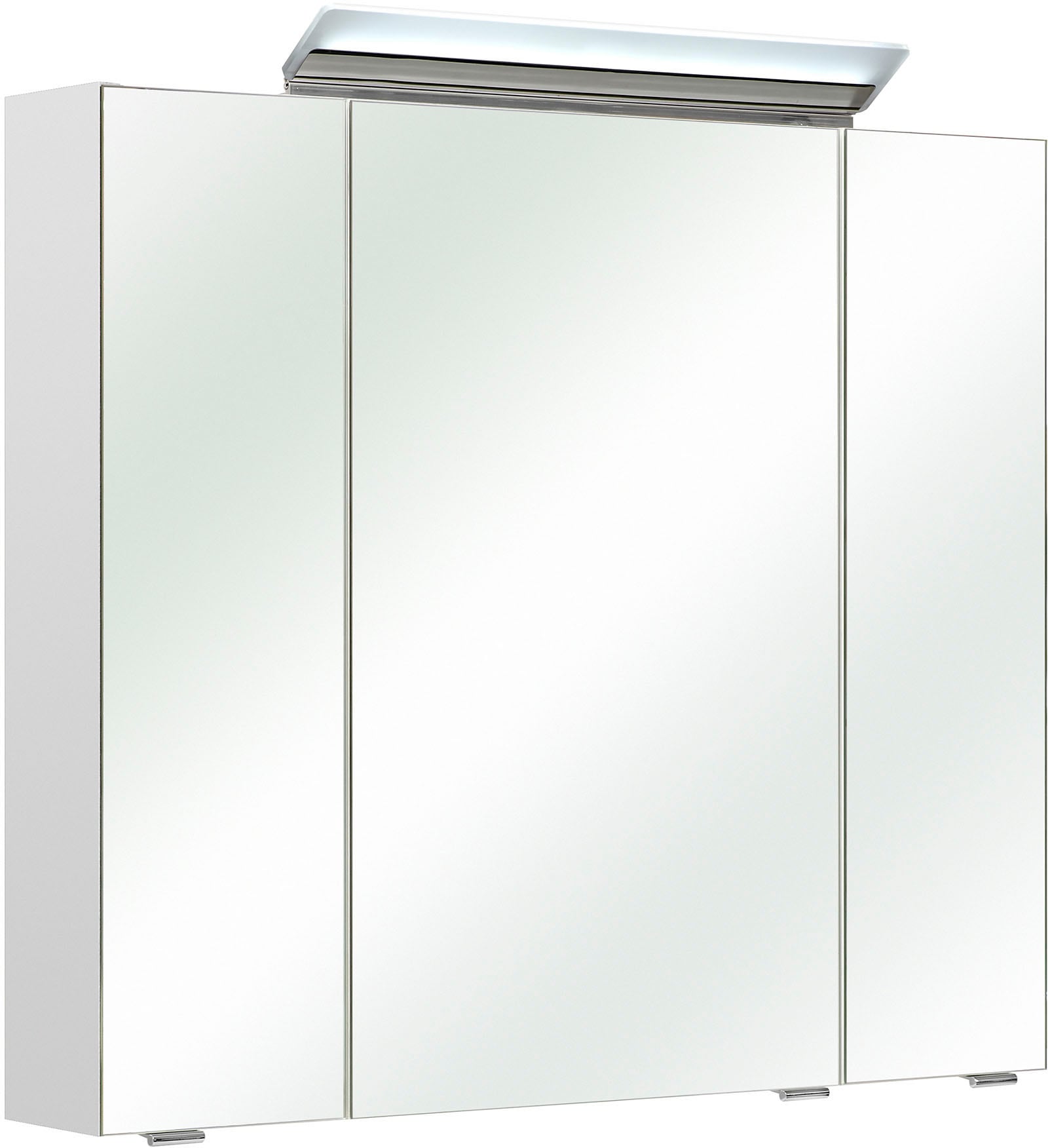 Saphir Badmöbel-Set »Quickset 341 3-teilig, Keramik-Waschtisch und LED-Spiegelschrank« Set, 3 Stk. tlg.