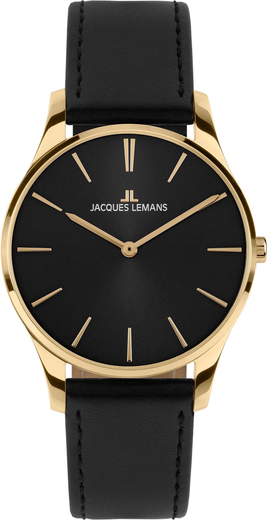 Jacques Lemans Quarzuhr »London, 1-2123E«, Armbanduhr, Damenuhr, gehärtetes Crystexglas