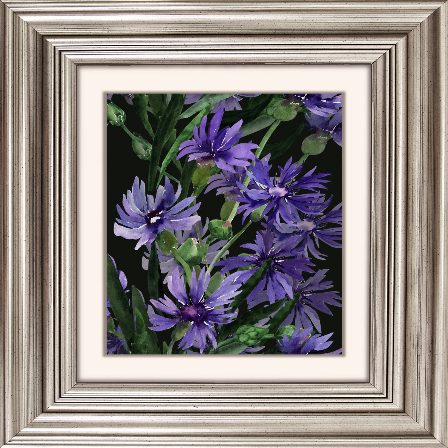 queence Acrylglasbild »Blumen« Blumen | Blumenbilder | Gemälde | Kunst | Pflanzen | Pflanzenbilder Fine Art-Print in Galeriequalität