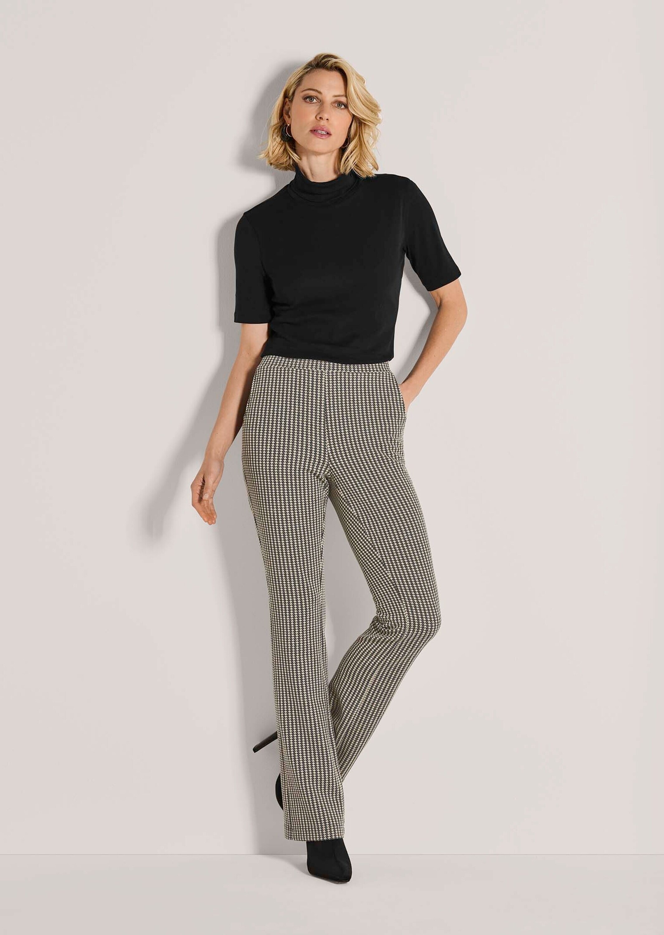 MADELEINE Schlupfhose »Schlupfhose Gerade Jersey-Hose mit Muster«