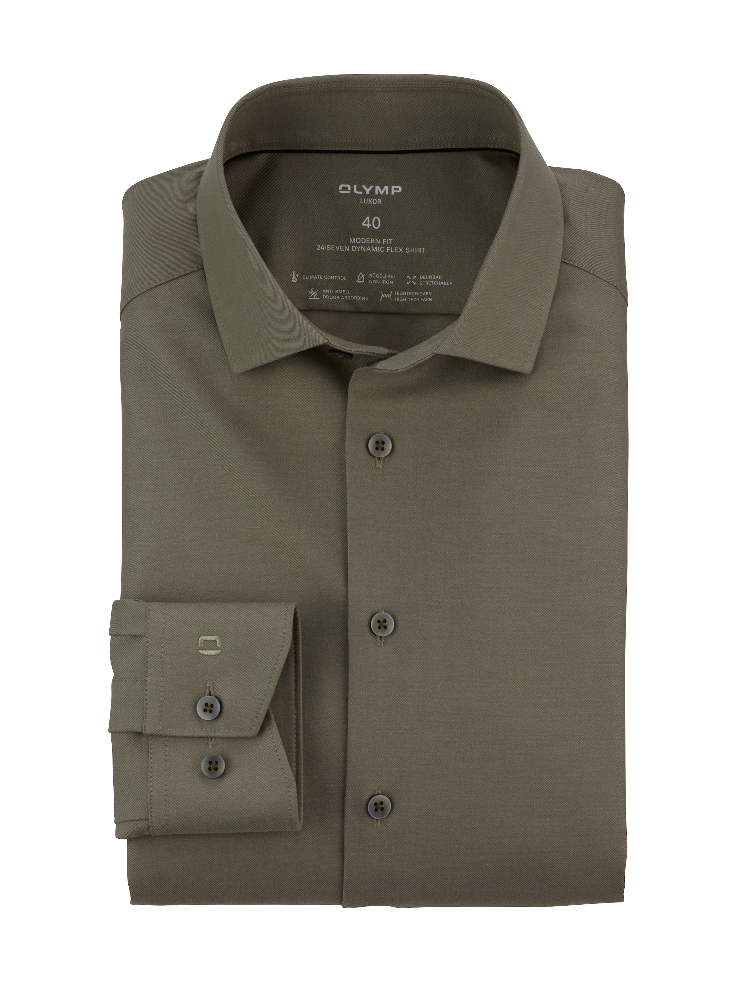OLYMP Businesshemd »Luxor 24/Seven modern fit«, Comfort Stretch